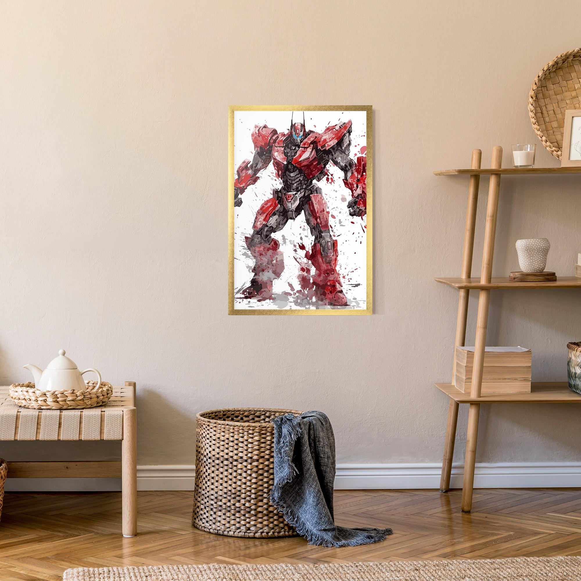 Poster Înrămat Red Sentinel Prime mockup 9