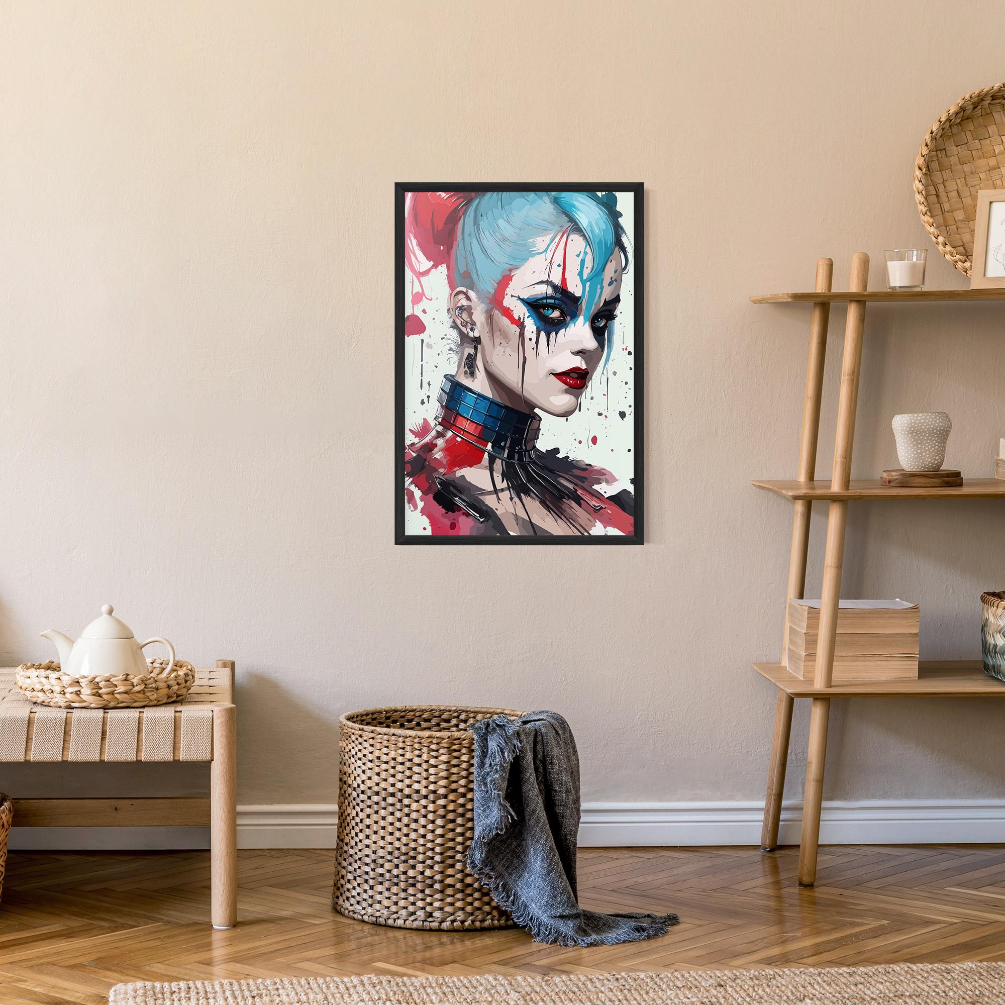 Poster Înrămat Art Harley Quin mockup 9