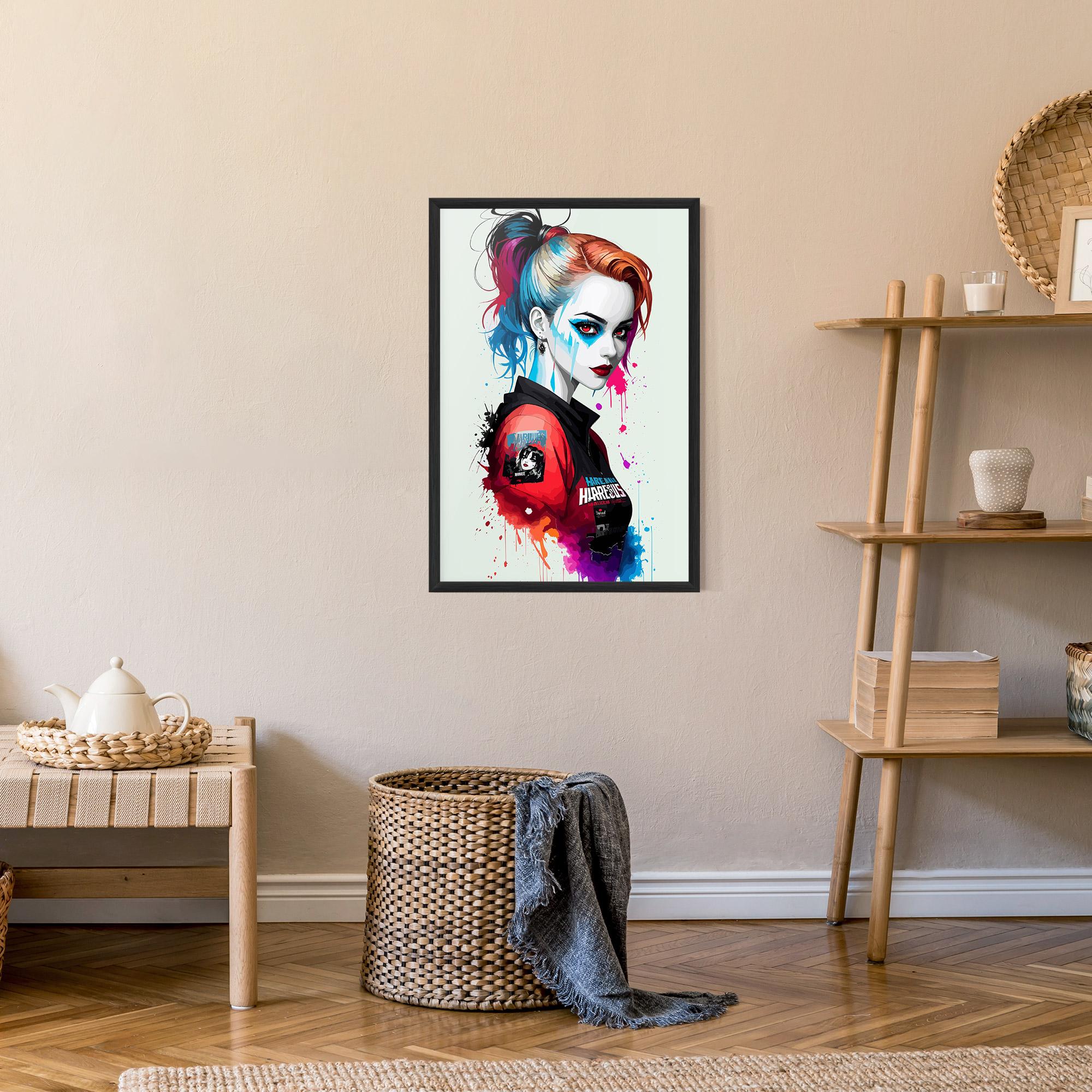 Poster Înrămat Harley Quin mockup 9