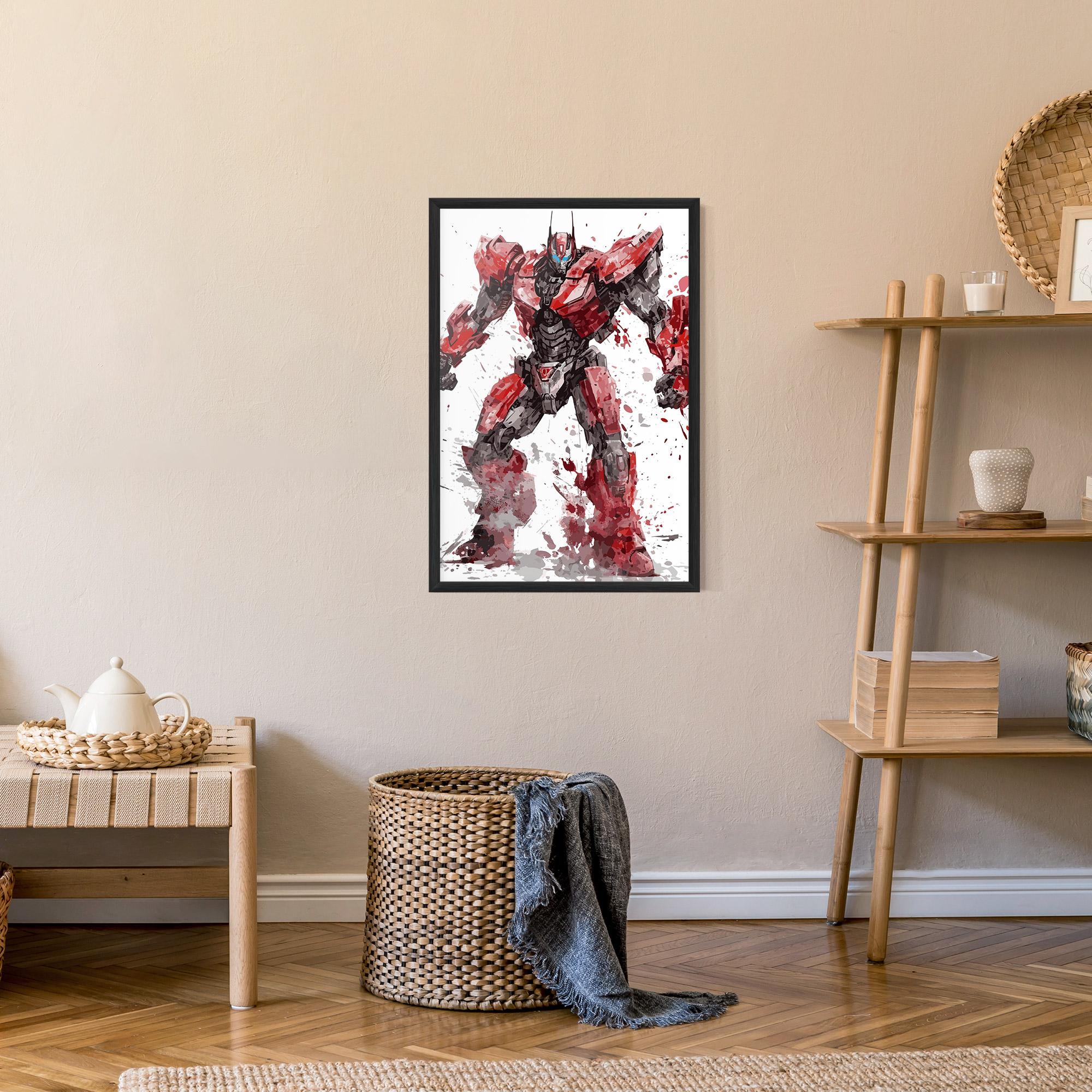 Poster Înrămat Red Sentinel Prime mockup 9