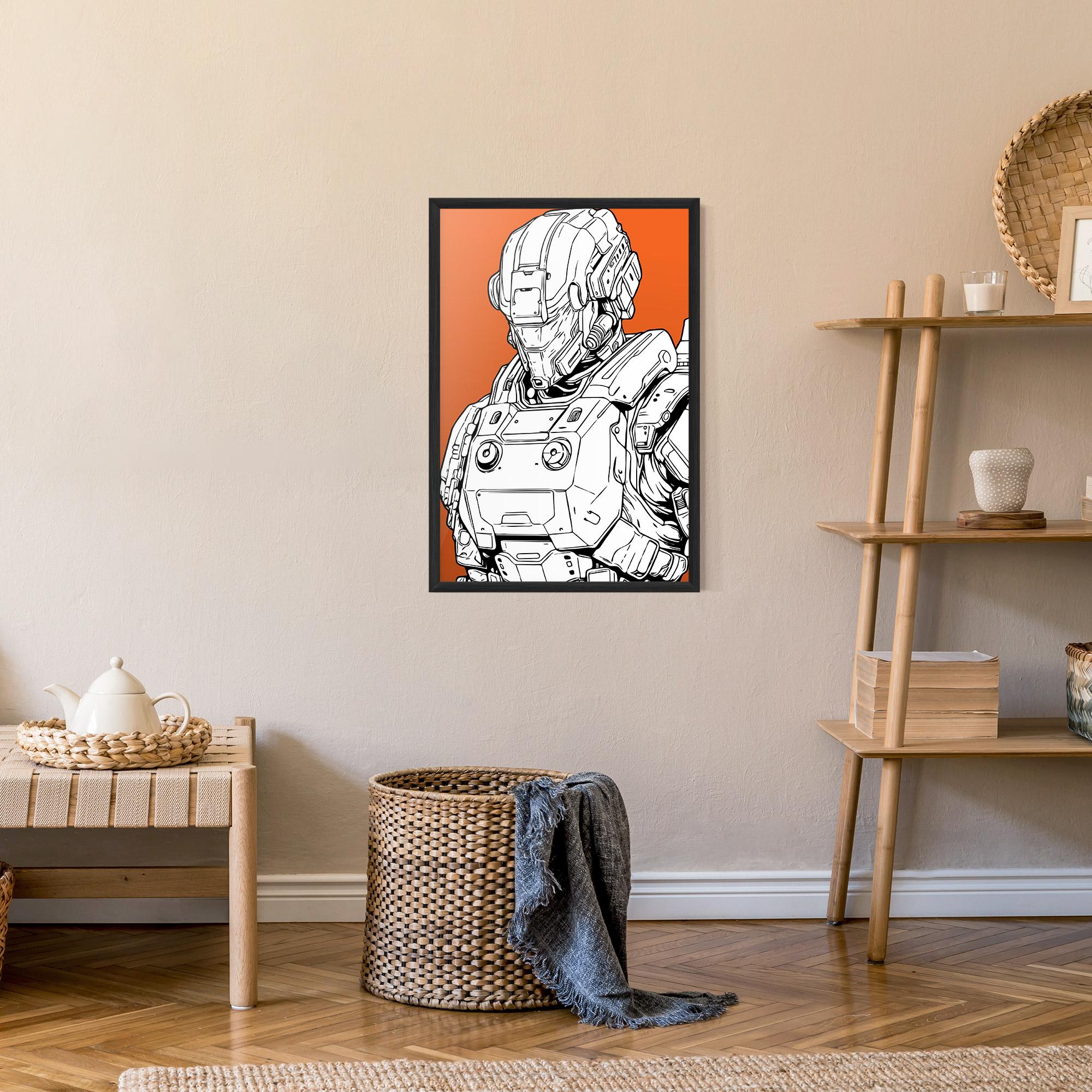 Poster Înrămat Robotech Armor mockup 9