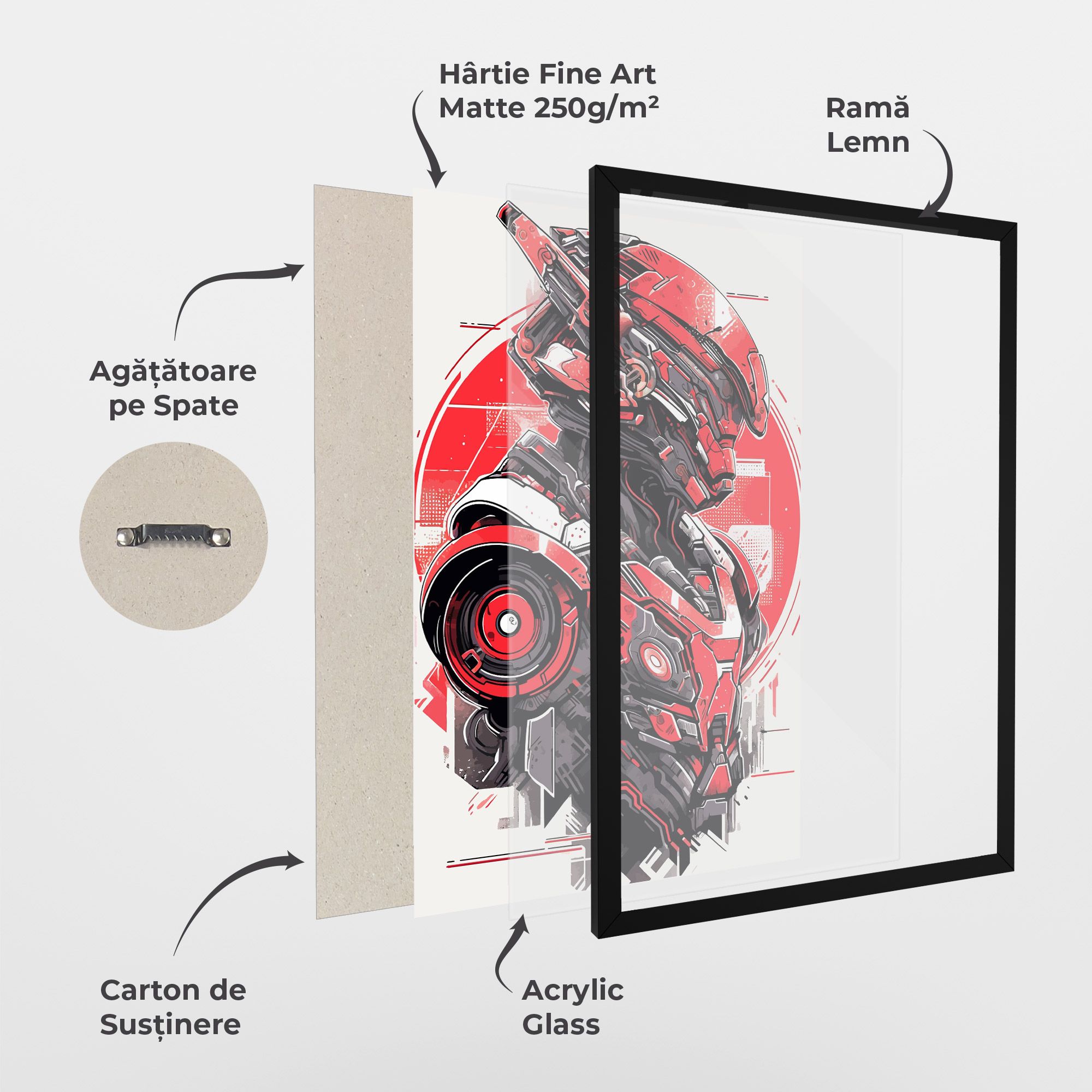 Grey Red Robot mockup 1