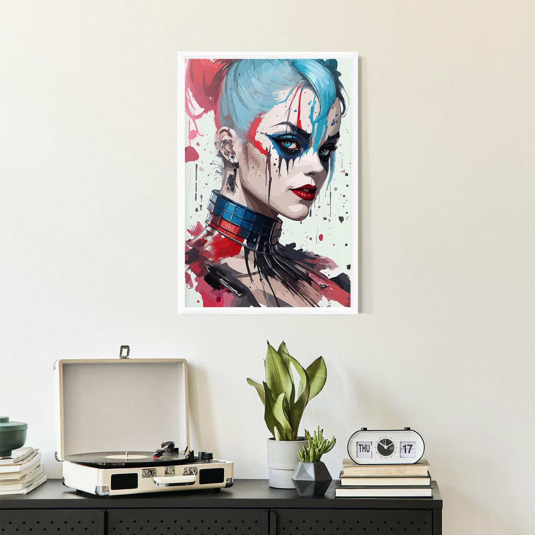 Poster Înrămat Art Harley Quin mockup 2