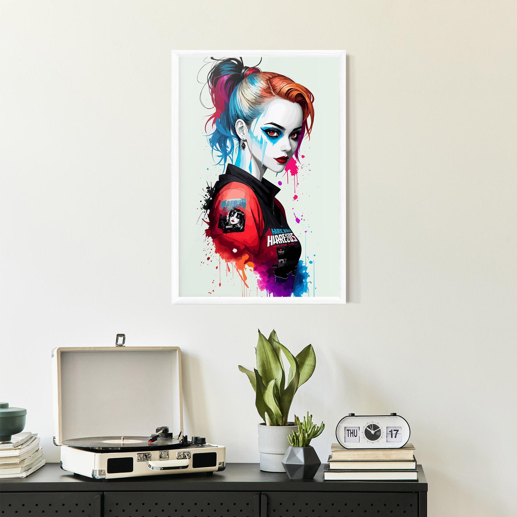 Poster Înrămat Harley Quin mockup 2