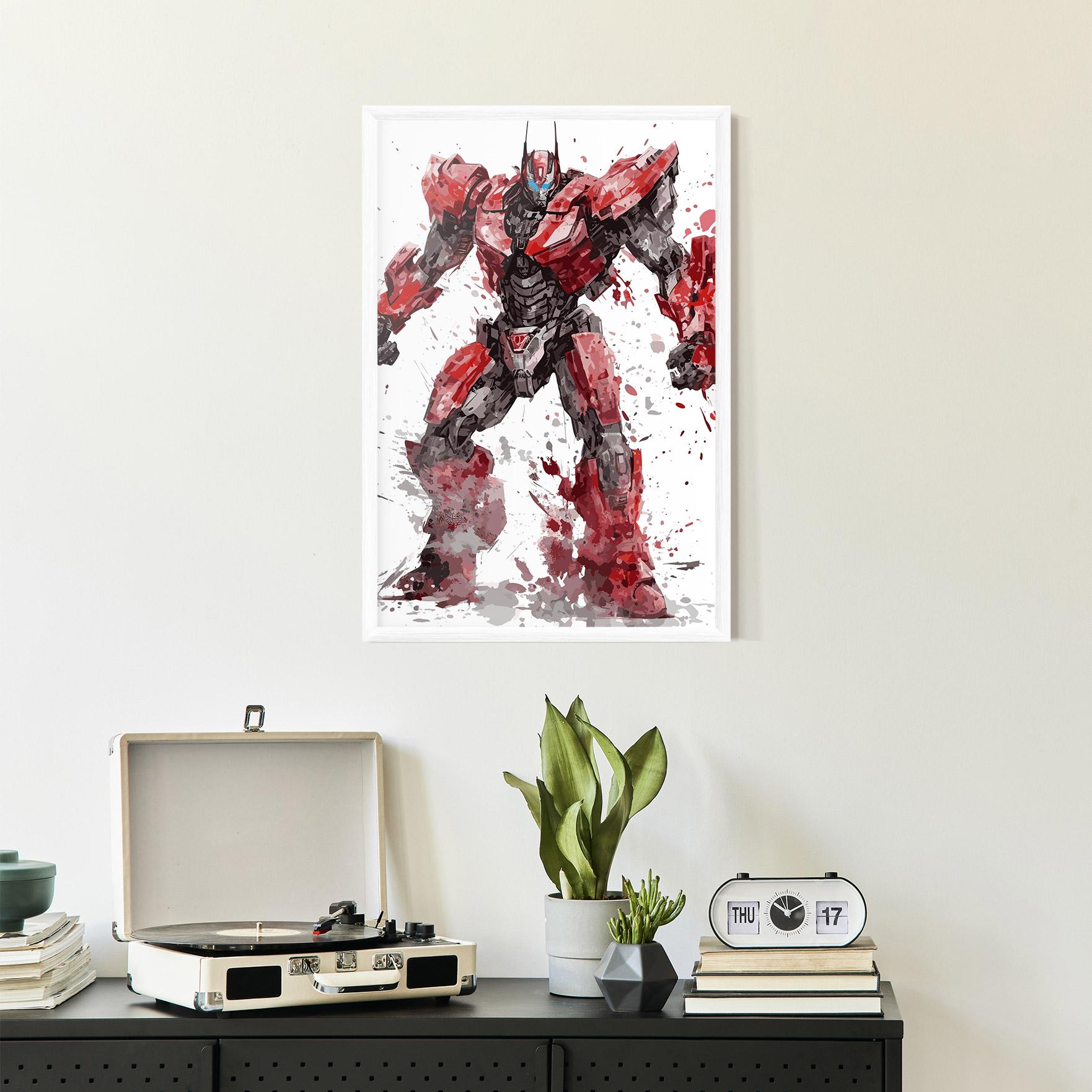 Poster Înrămat Red Sentinel Prime mockup 2