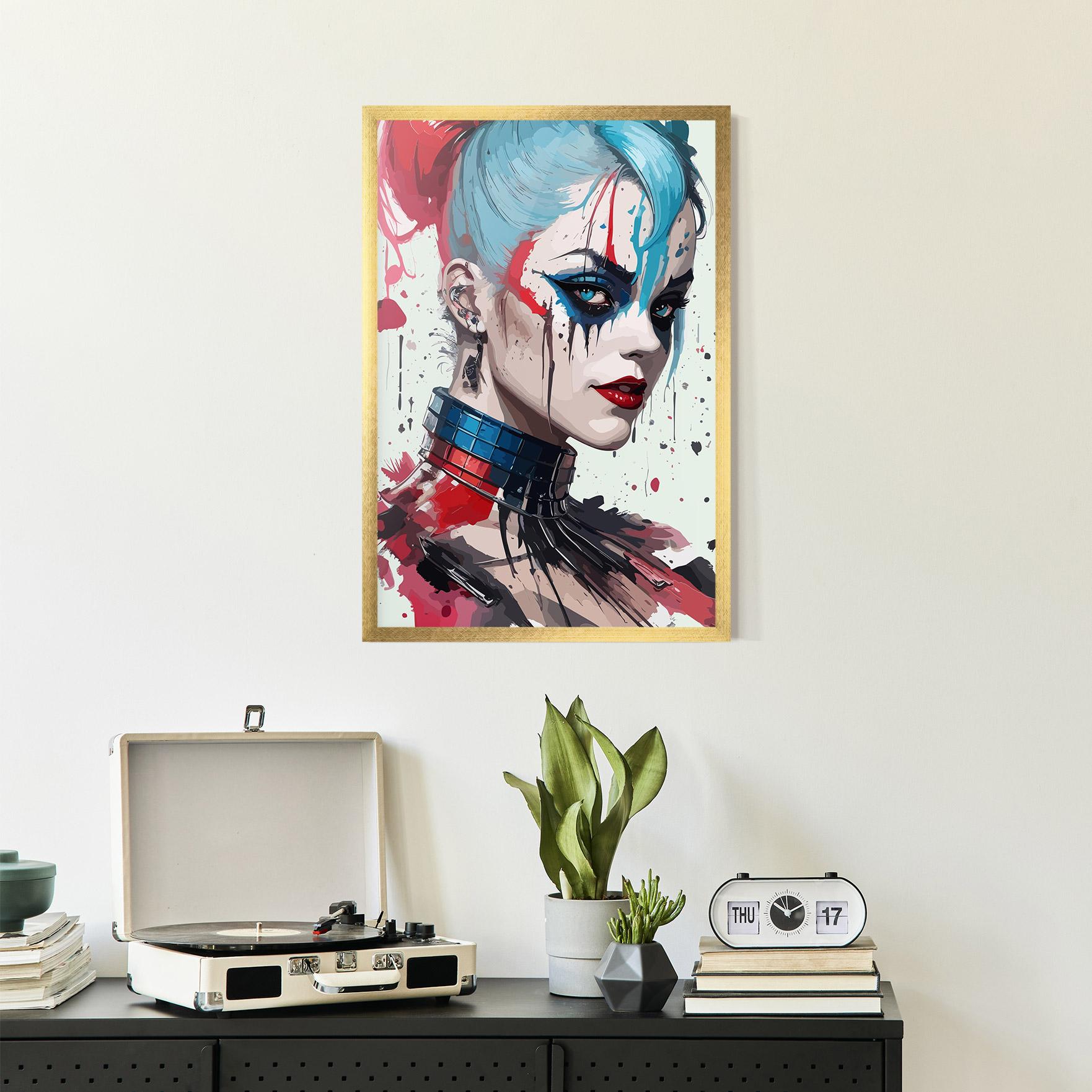 Poster Înrămat Art Harley Quin mockup 2
