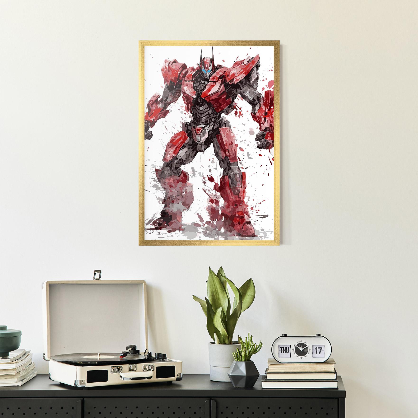 Poster Înrămat Red Sentinel Prime mockup 2