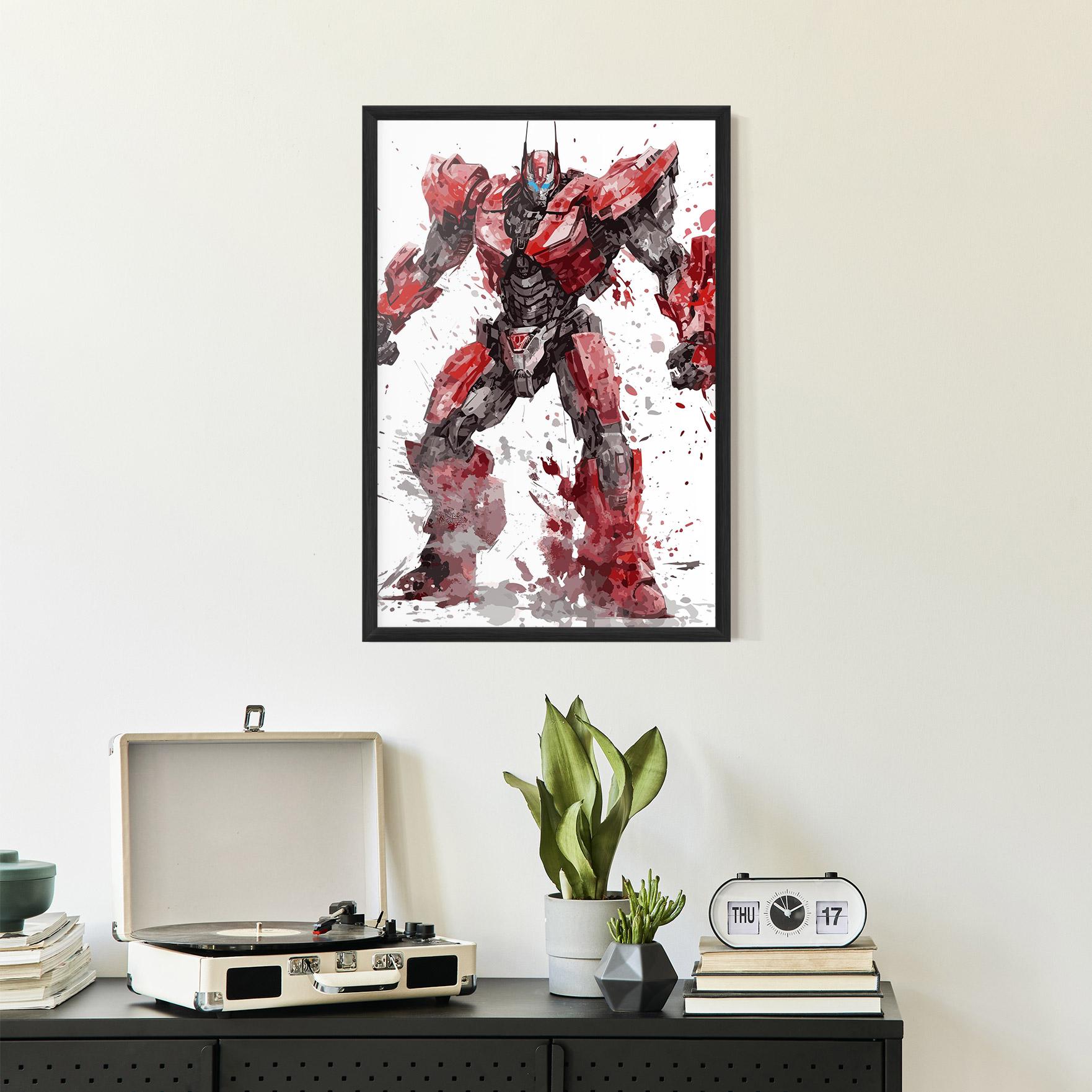 Poster Înrămat Red Sentinel Prime mockup 2