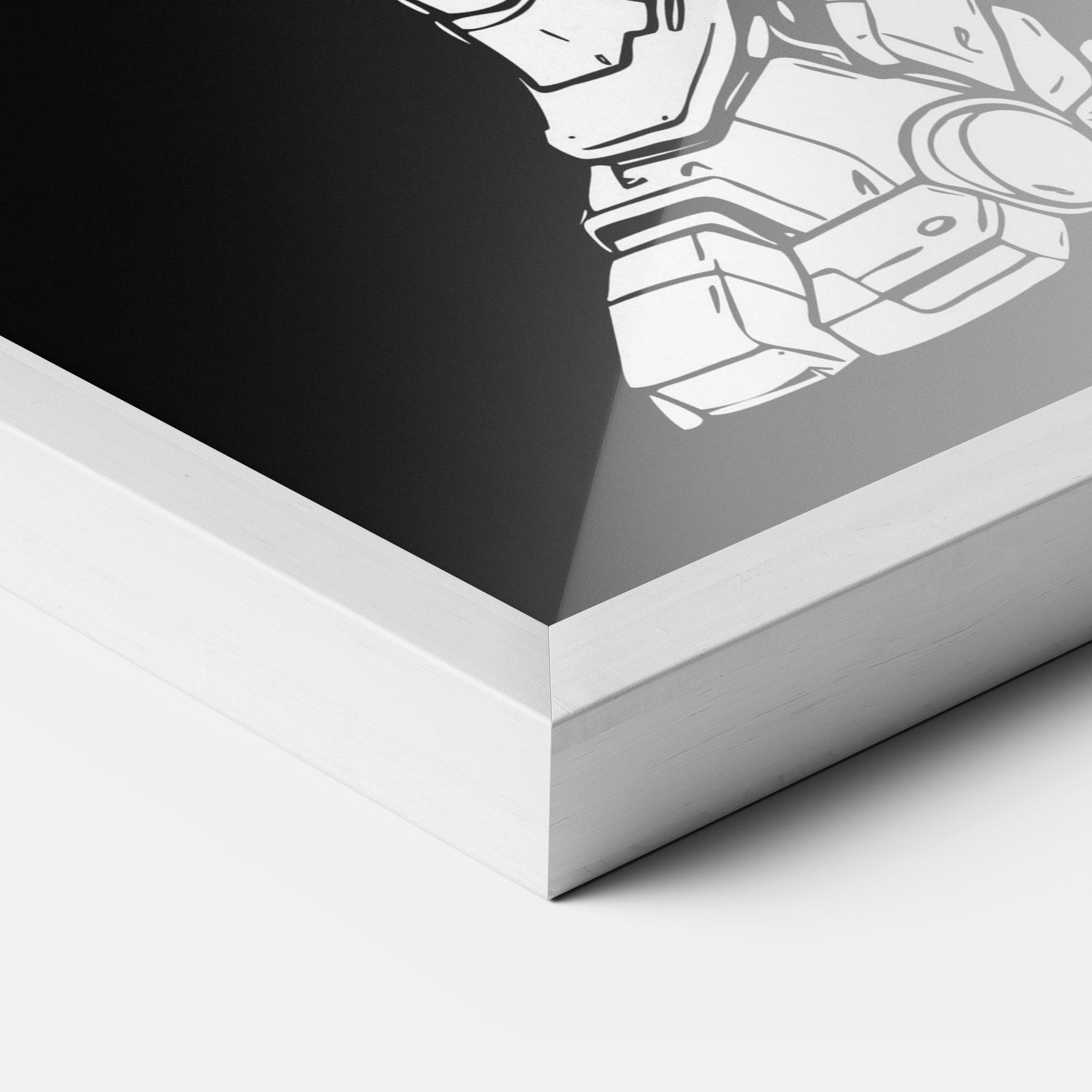 Poster Înrămat Battlefield Robot mockup 3