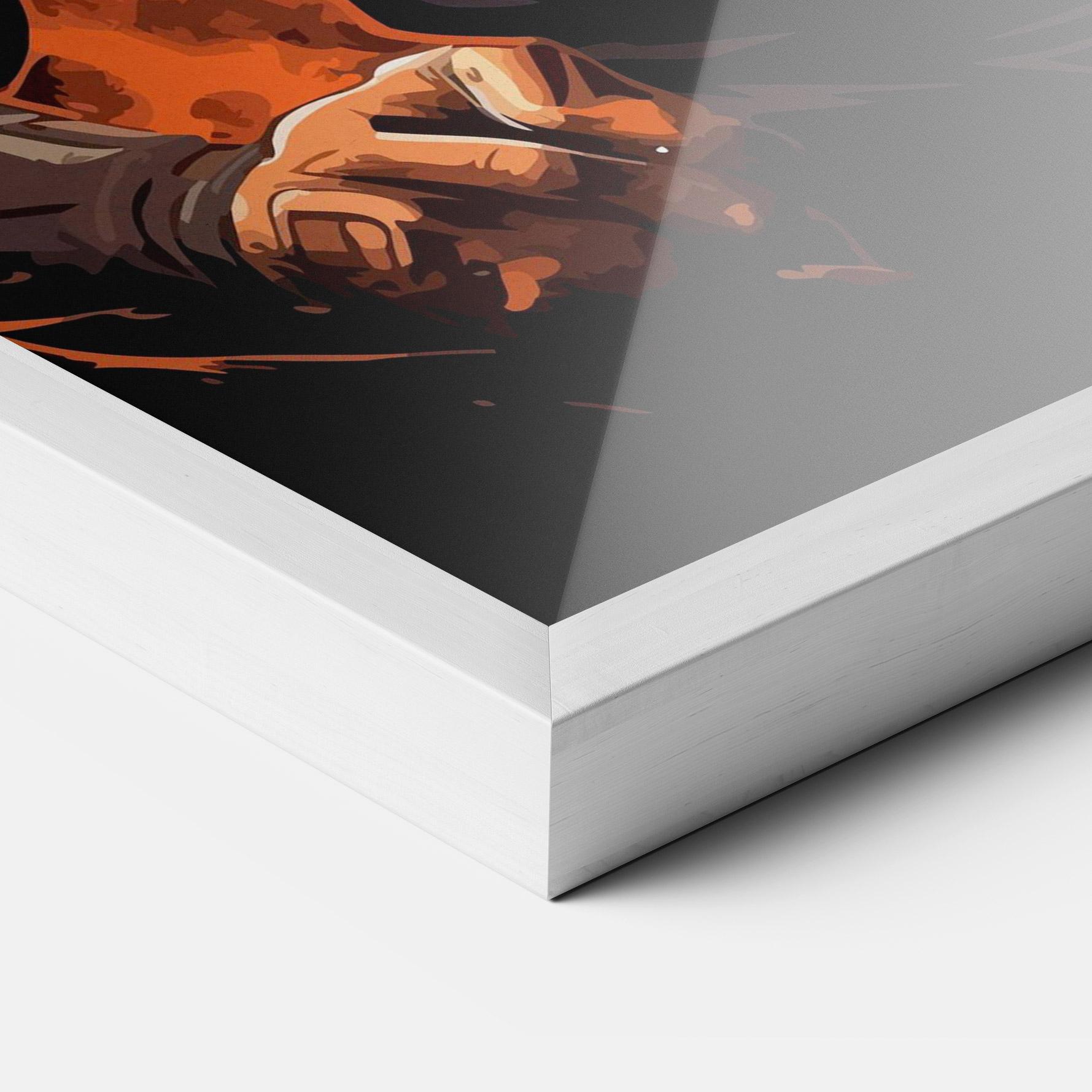 Poster Înrămat Goku mockup 3