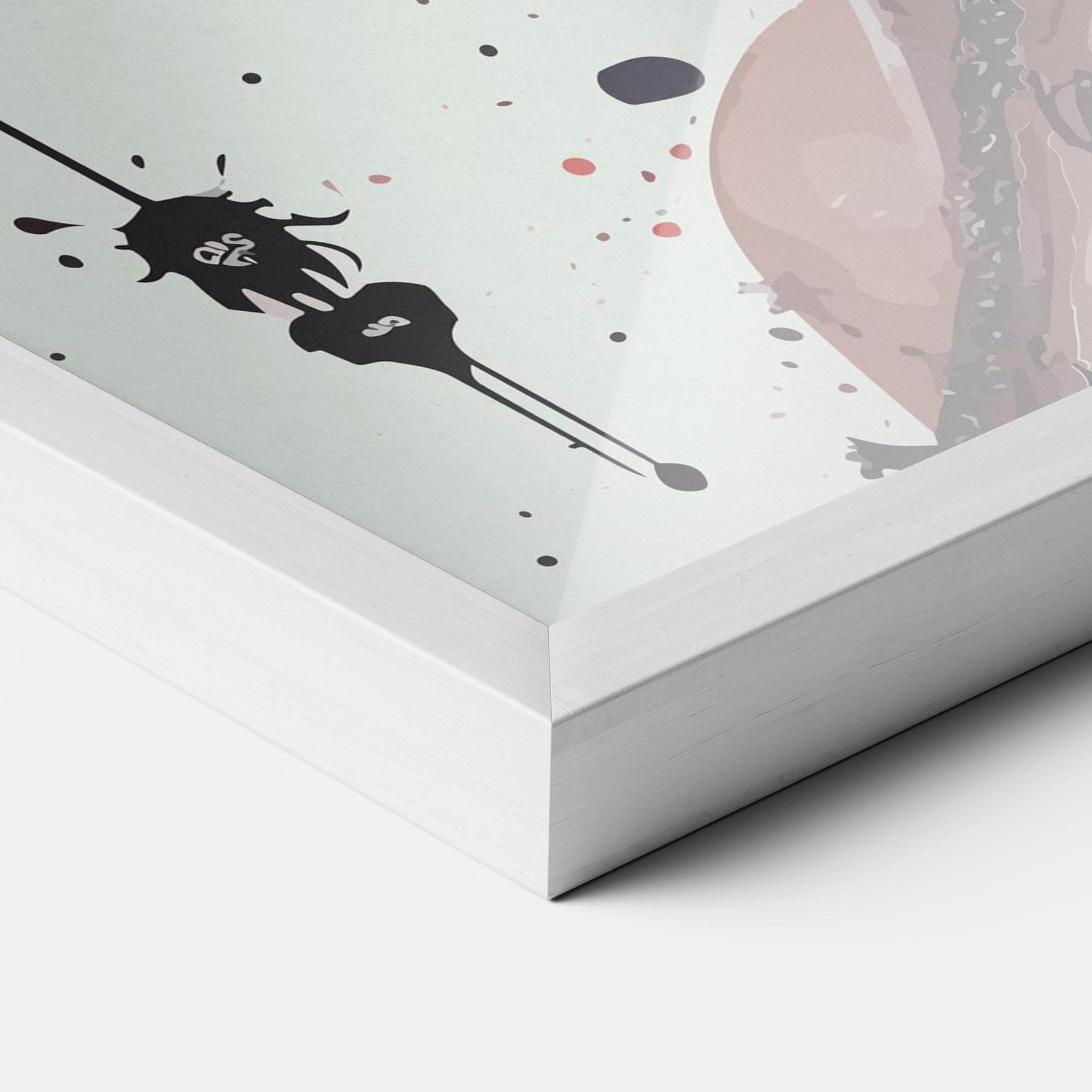 Poster Înrămat Harley Quin Art mockup 3