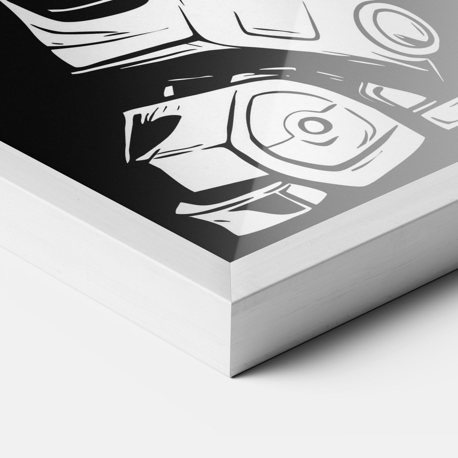 Poster Înrămat Robot Machine mockup 3