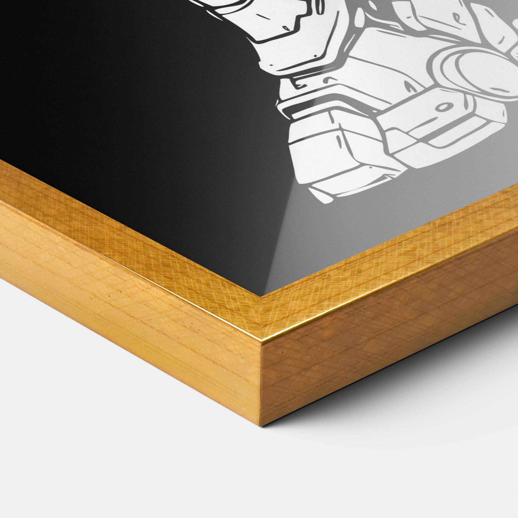 Poster Înrămat Battlefield Robot mockup 3