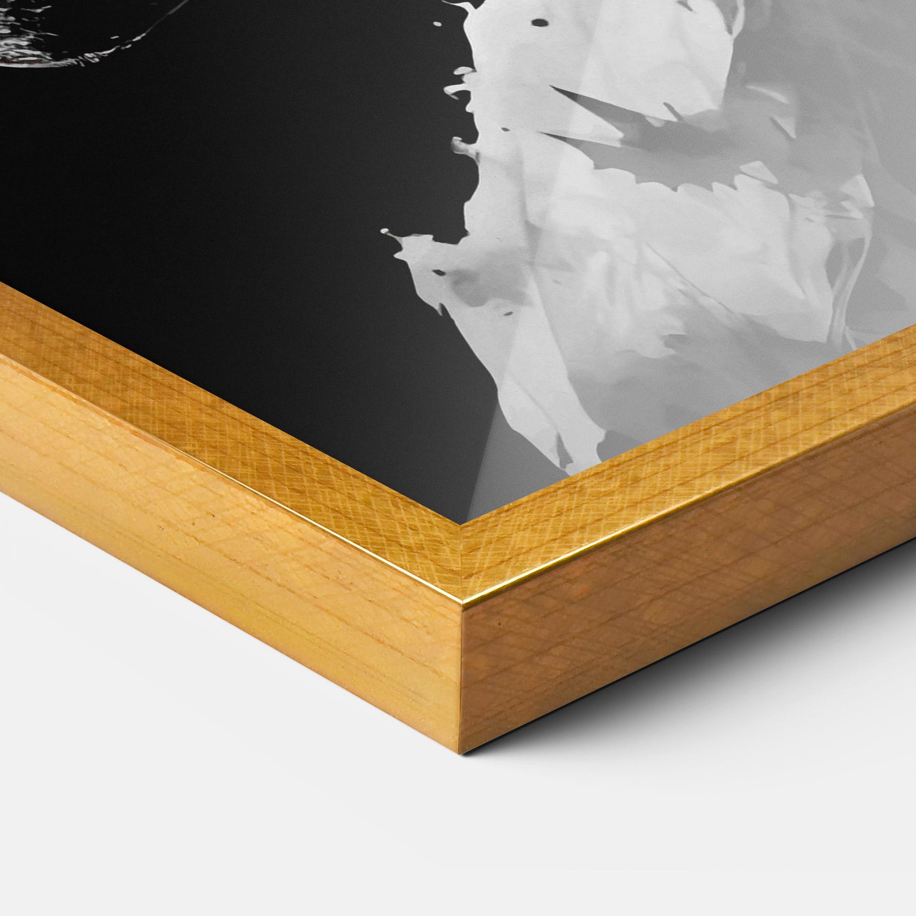 Poster Înrămat Black White Batman mockup 3