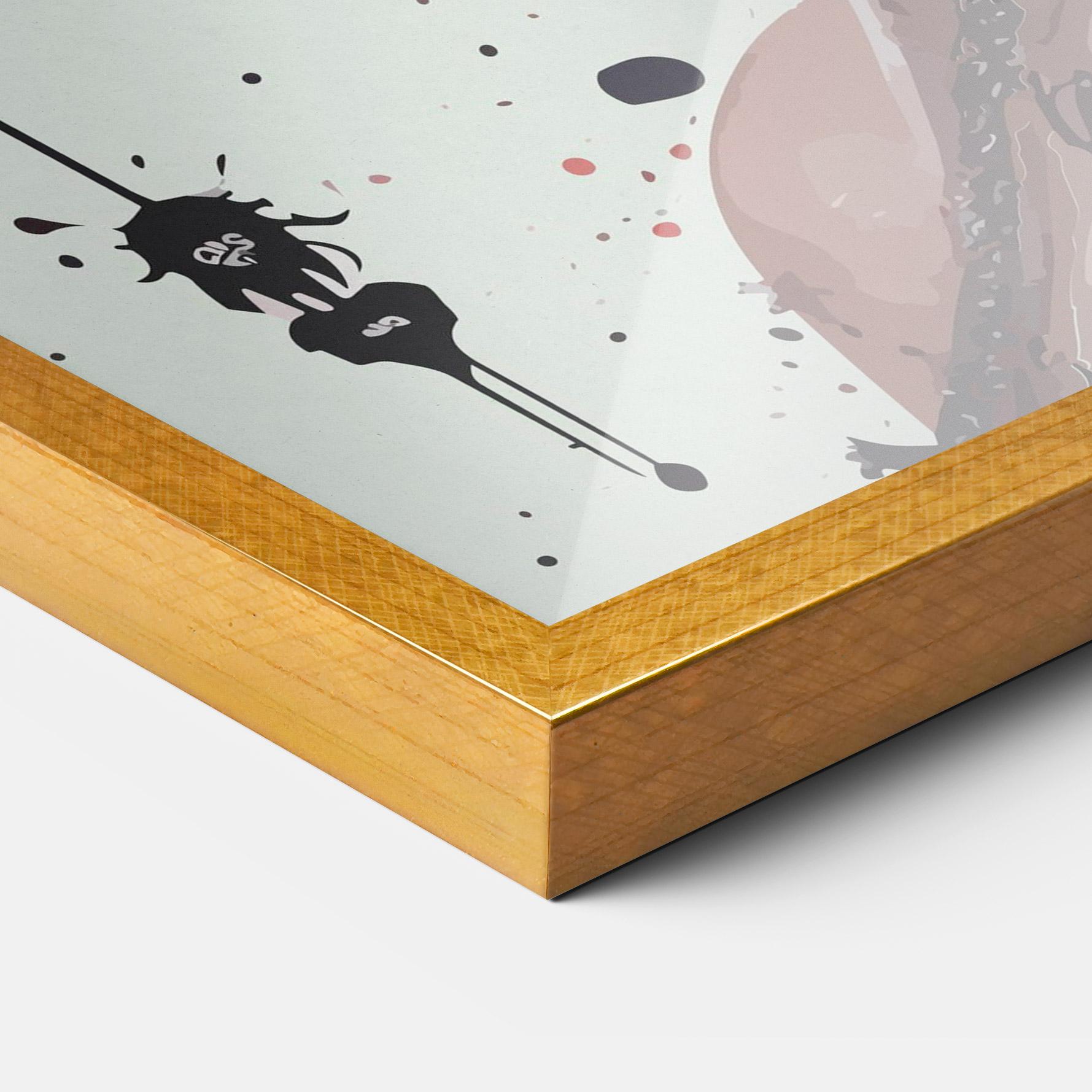 Poster Înrămat Harley Quin Art mockup 3