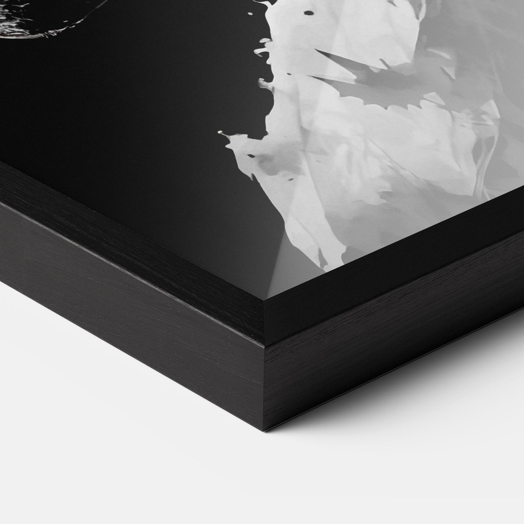 Poster Înrămat Black White Batman mockup 3