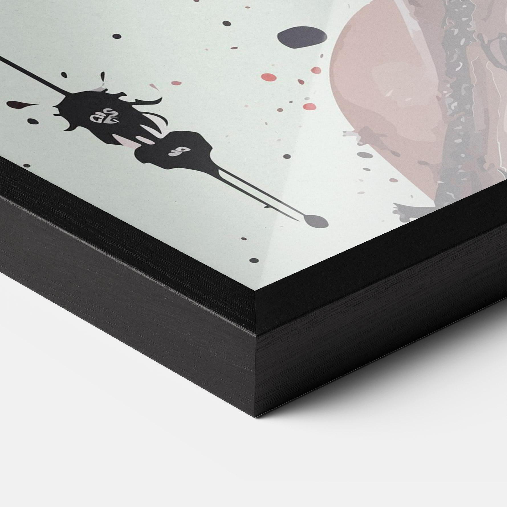 Poster Înrămat Harley Quin Art mockup 3