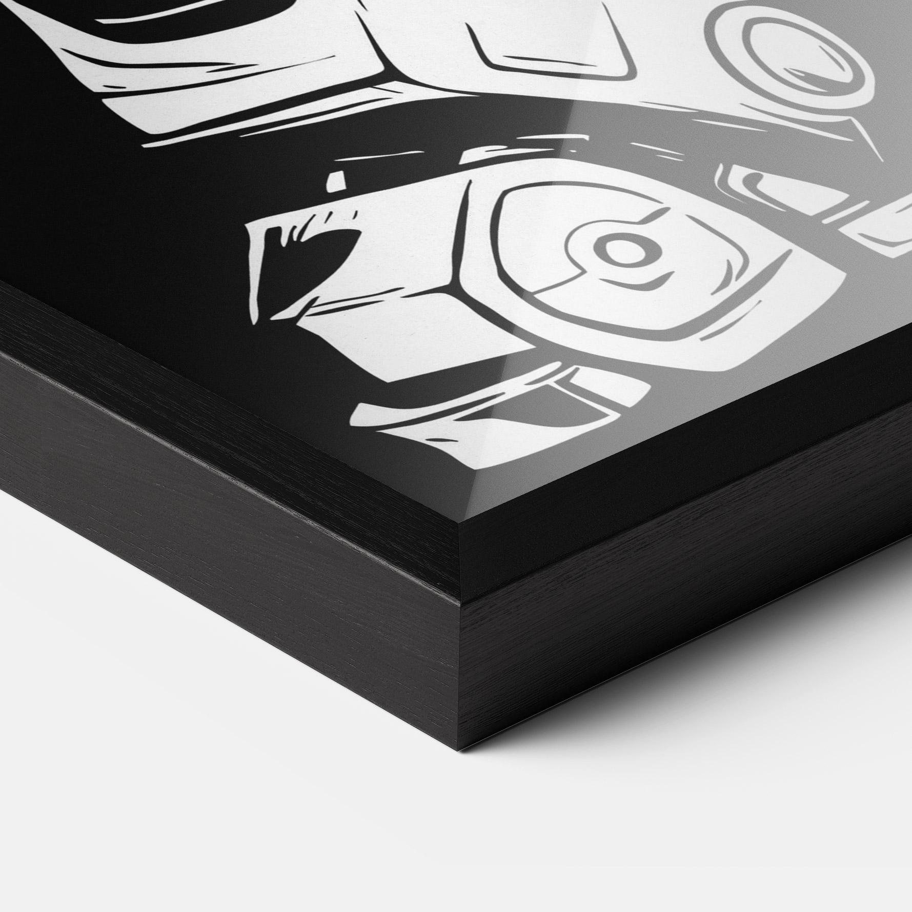 Poster Înrămat Robot Machine mockup 3