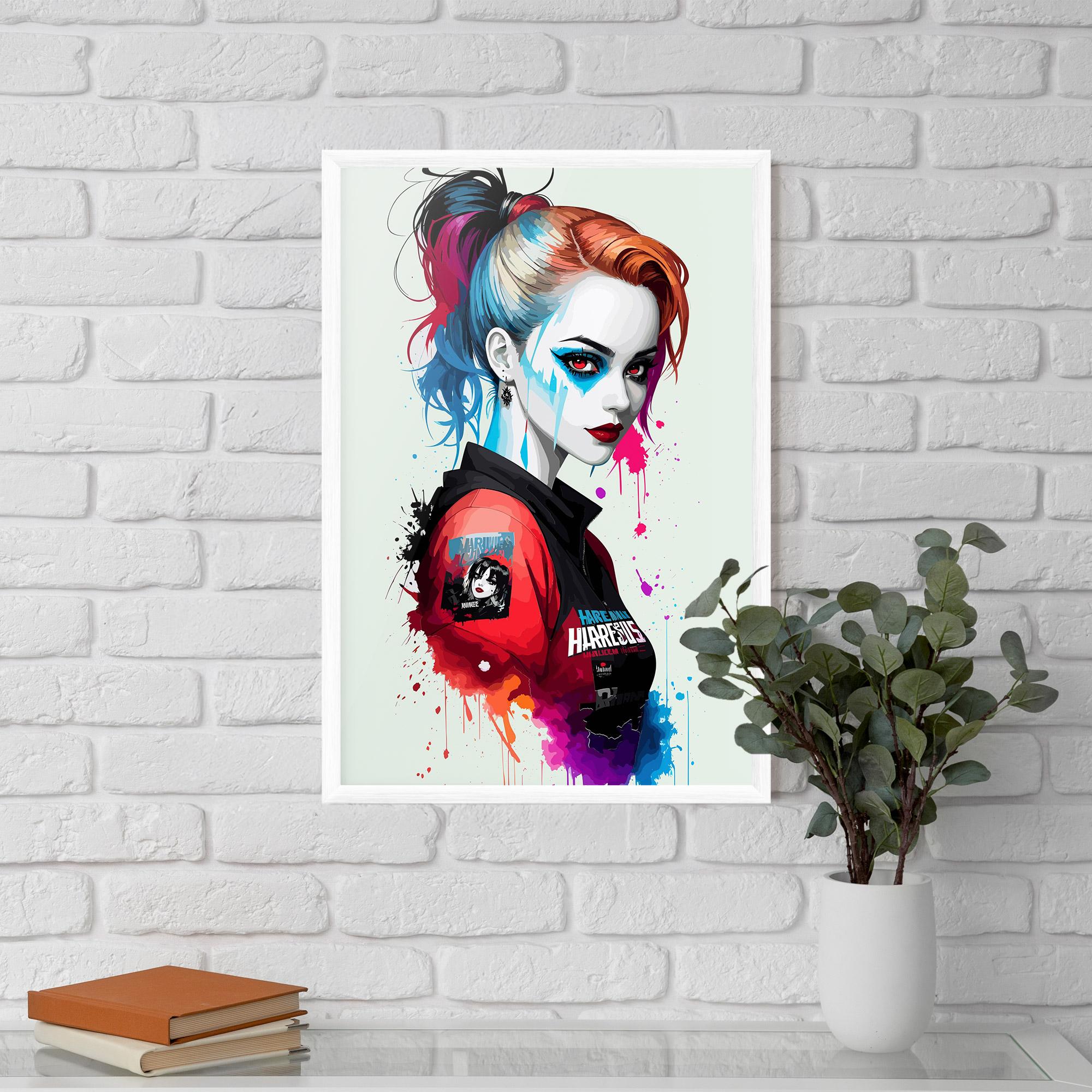 Poster Înrămat Harley Quin mockup 5