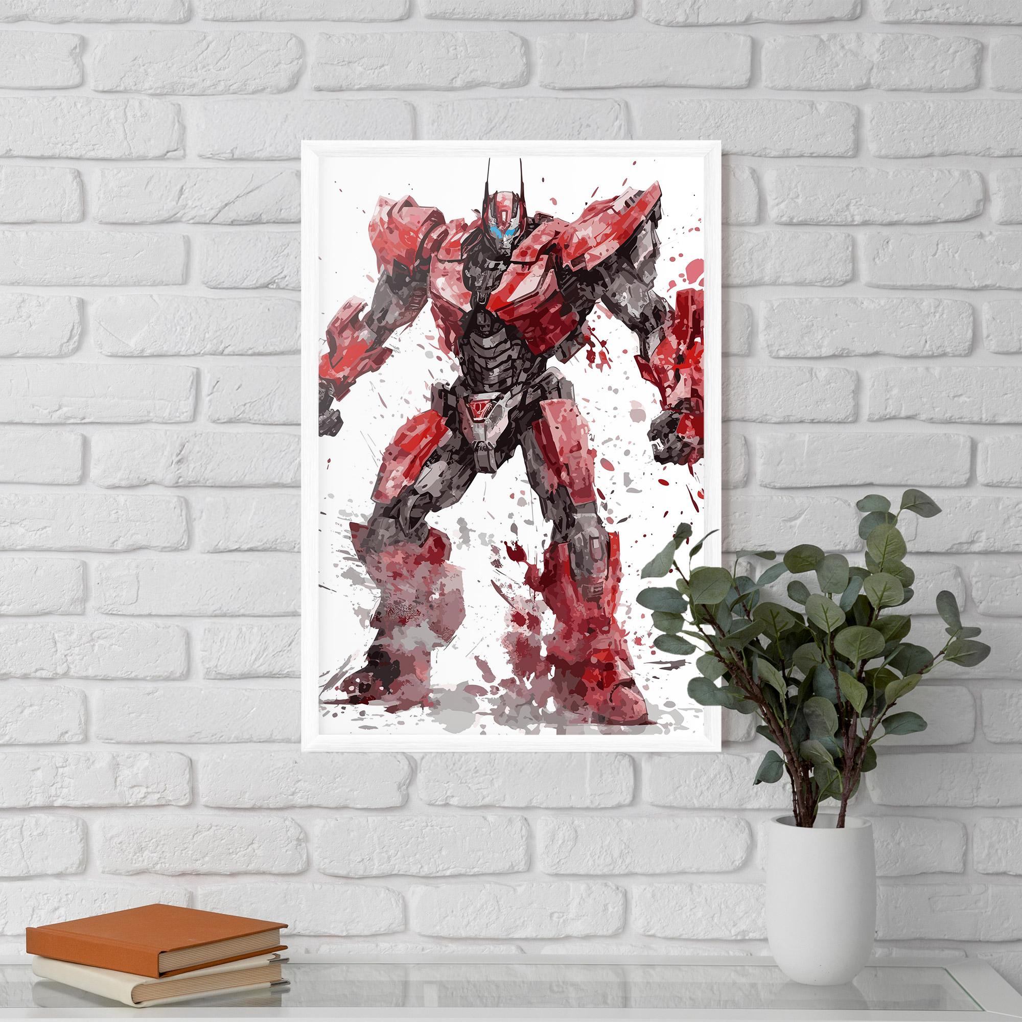 Poster Înrămat Red Sentinel Prime mockup 5