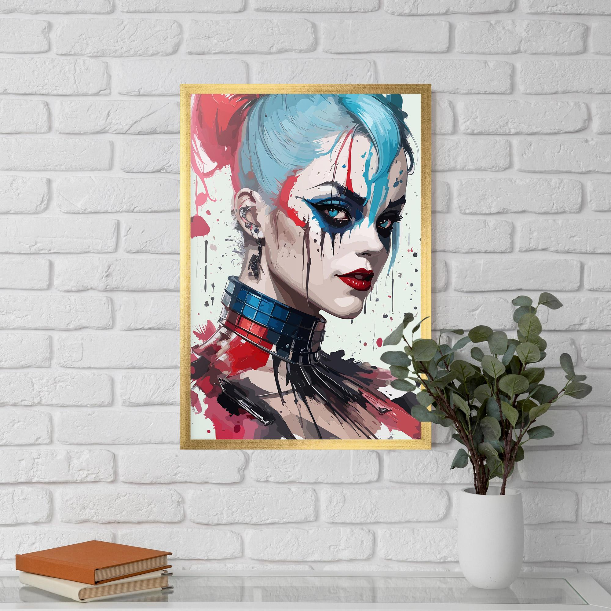 Poster Înrămat Art Harley Quin mockup 5