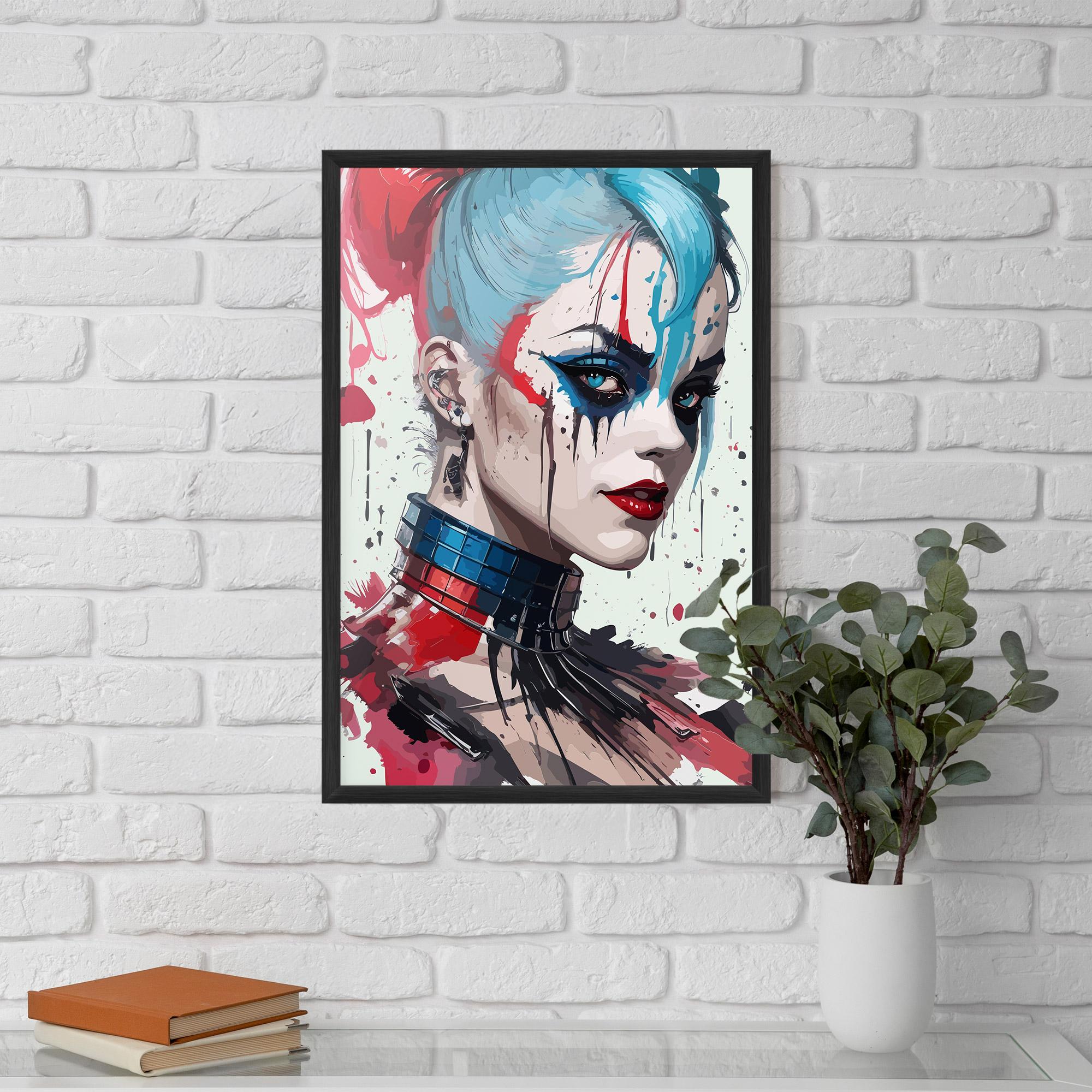Poster Înrămat Art Harley Quin mockup 5
