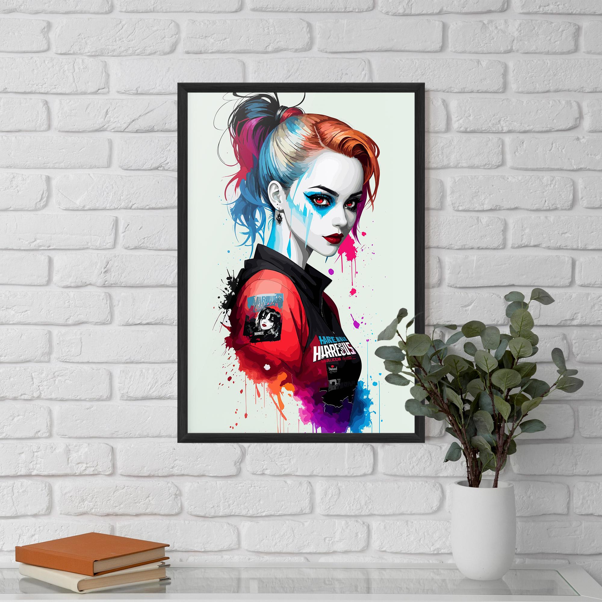 Poster Înrămat Harley Quin mockup 5