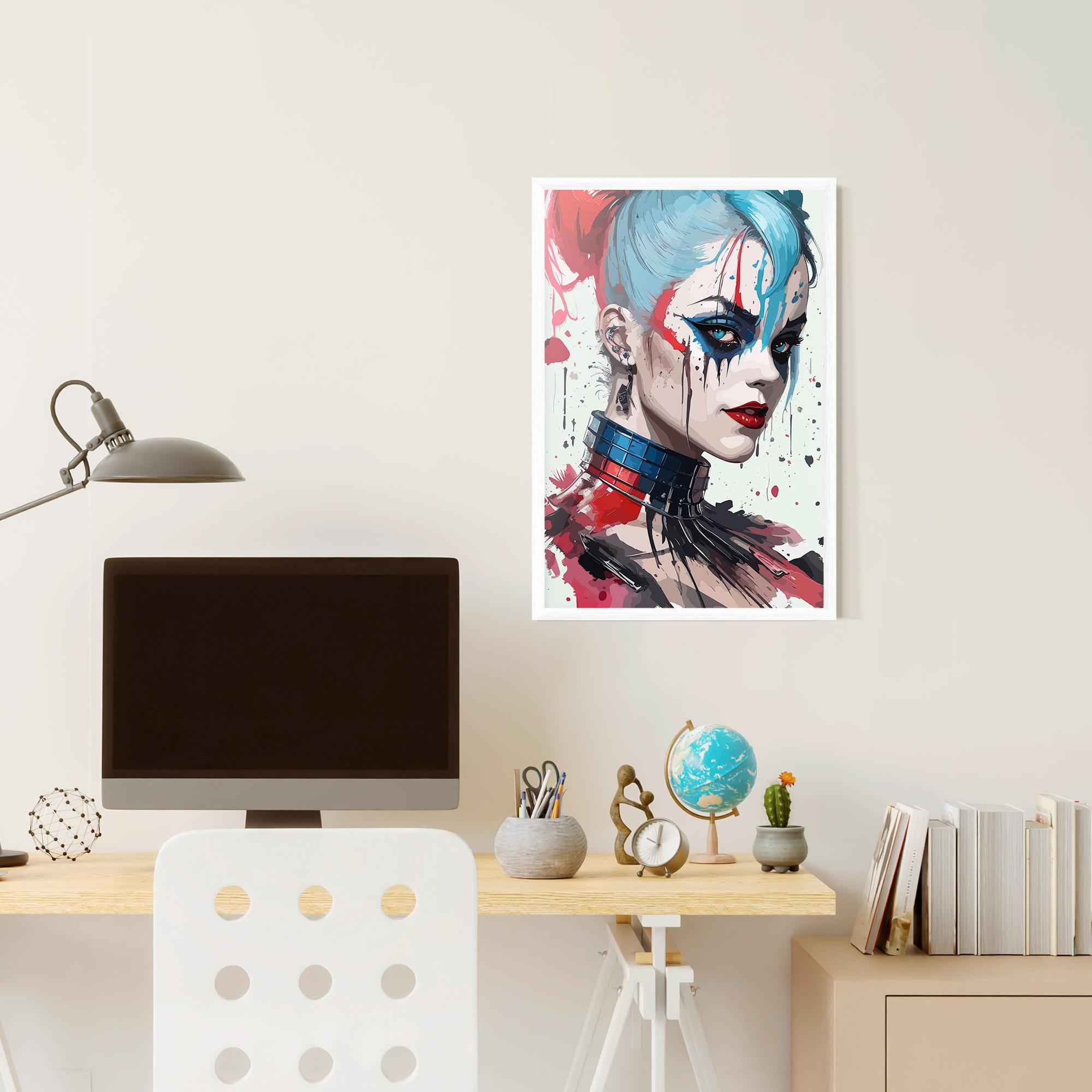 Poster Înrămat Art Harley Quin mockup 6