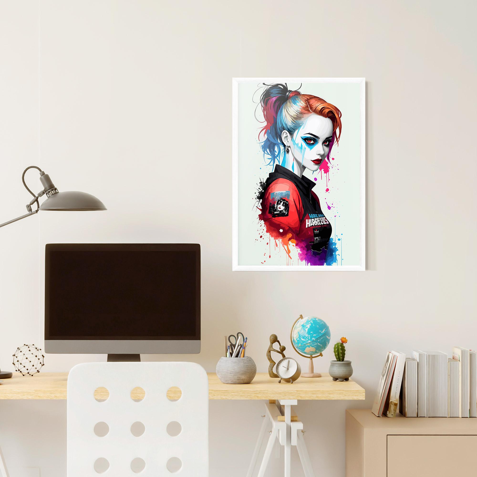 Poster Înrămat Harley Quin mockup 6