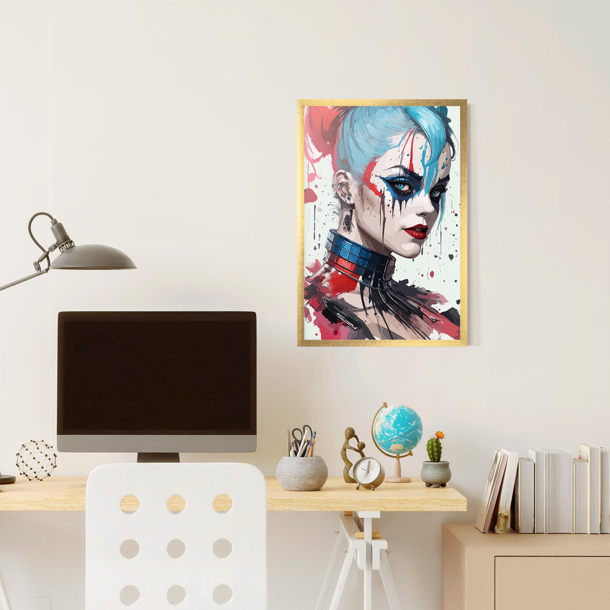 Poster Înrămat Art Harley Quin mockup 6