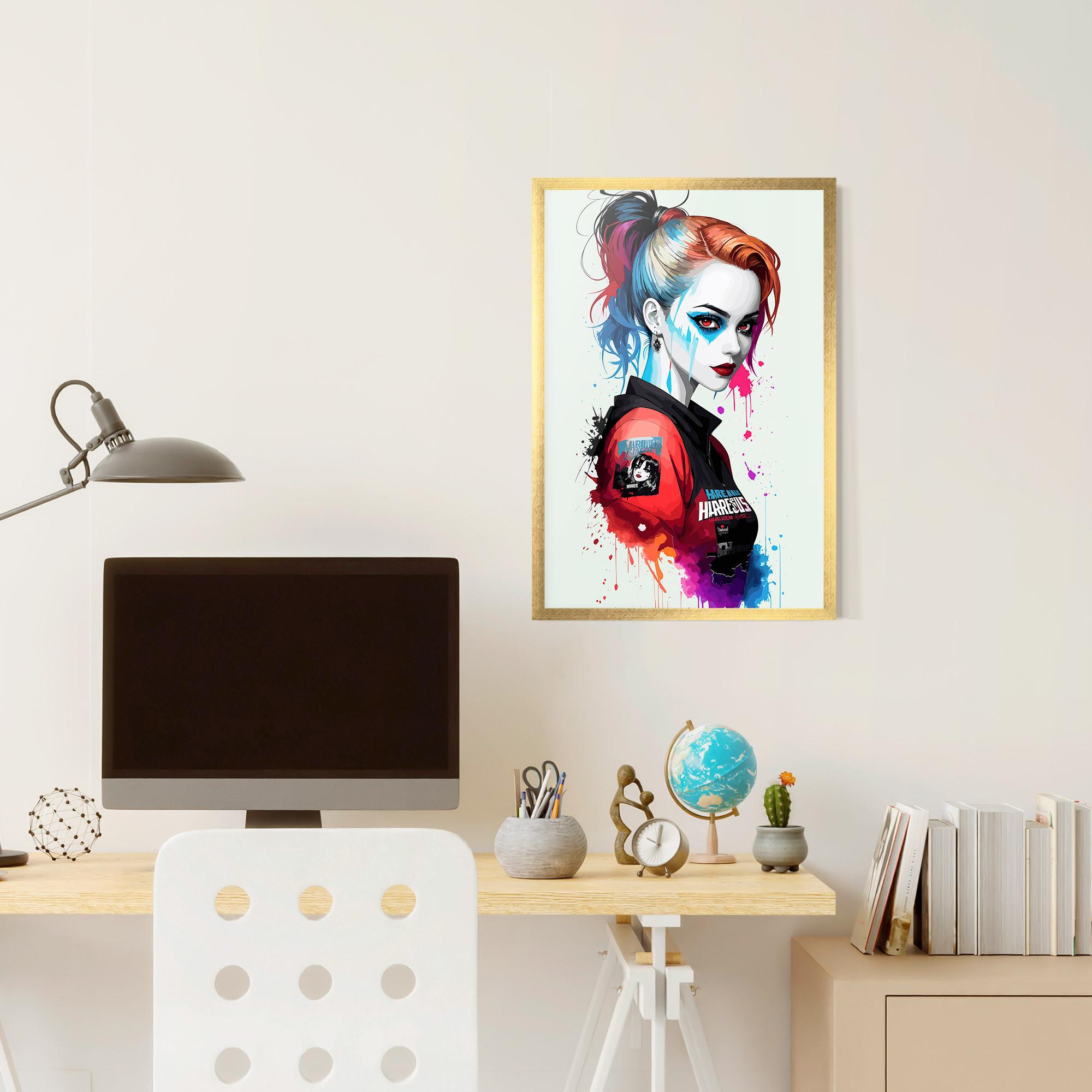 Poster Înrămat Harley Quin mockup 6