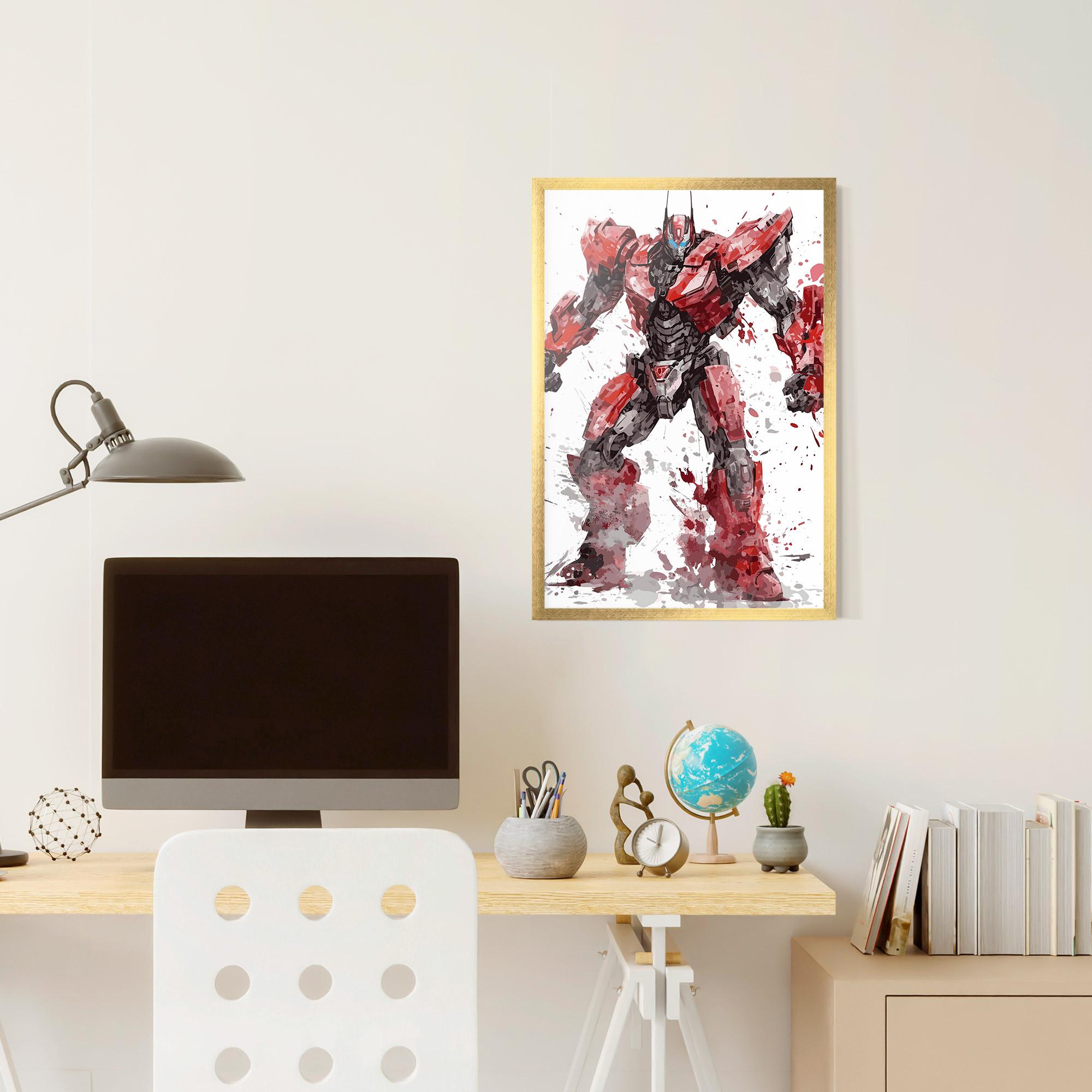 Poster Înrămat Red Sentinel Prime mockup 6