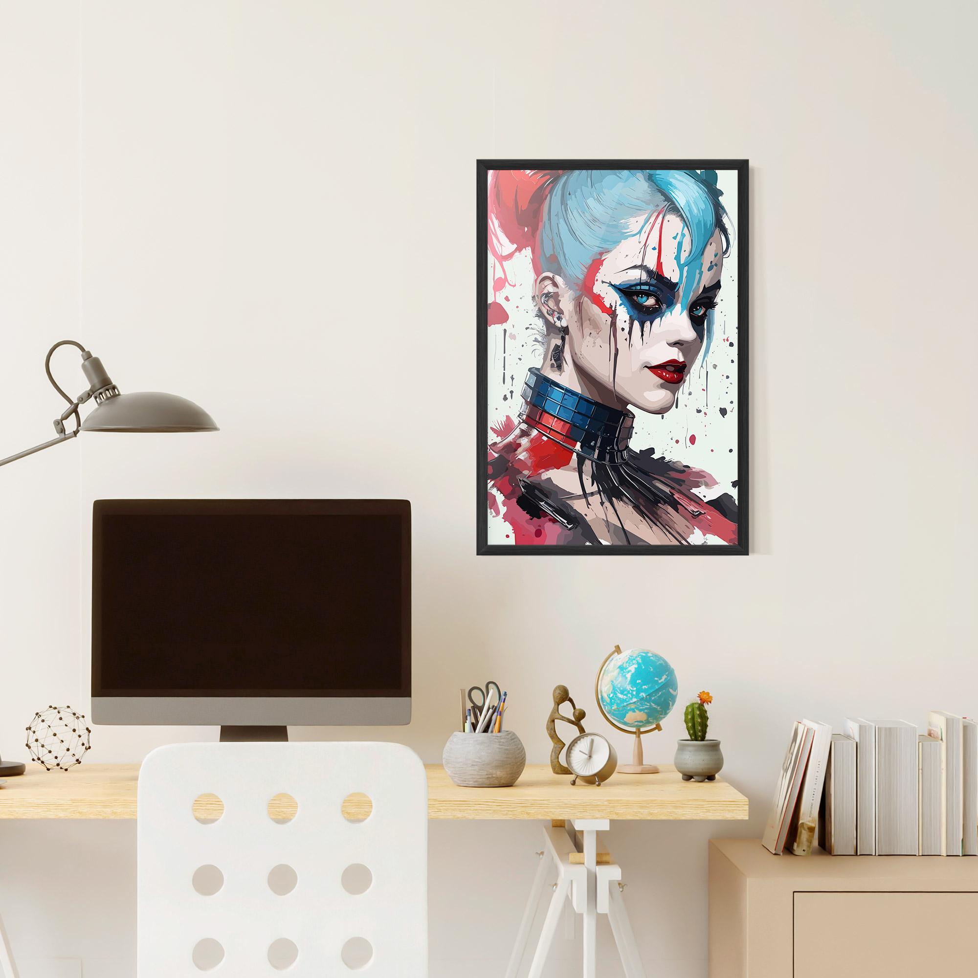 Poster Înrămat Art Harley Quin mockup 6