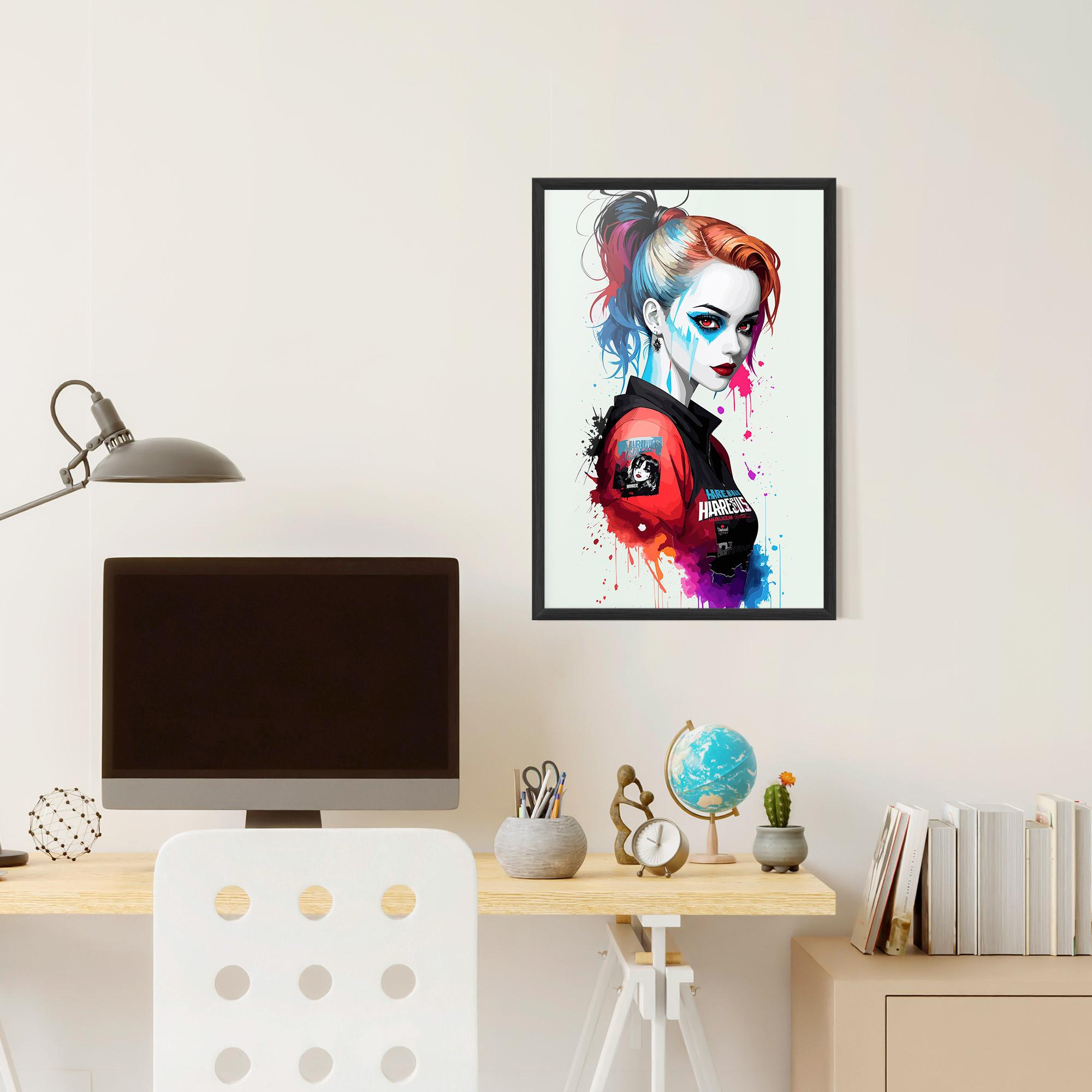 Poster Înrămat Harley Quin mockup 6