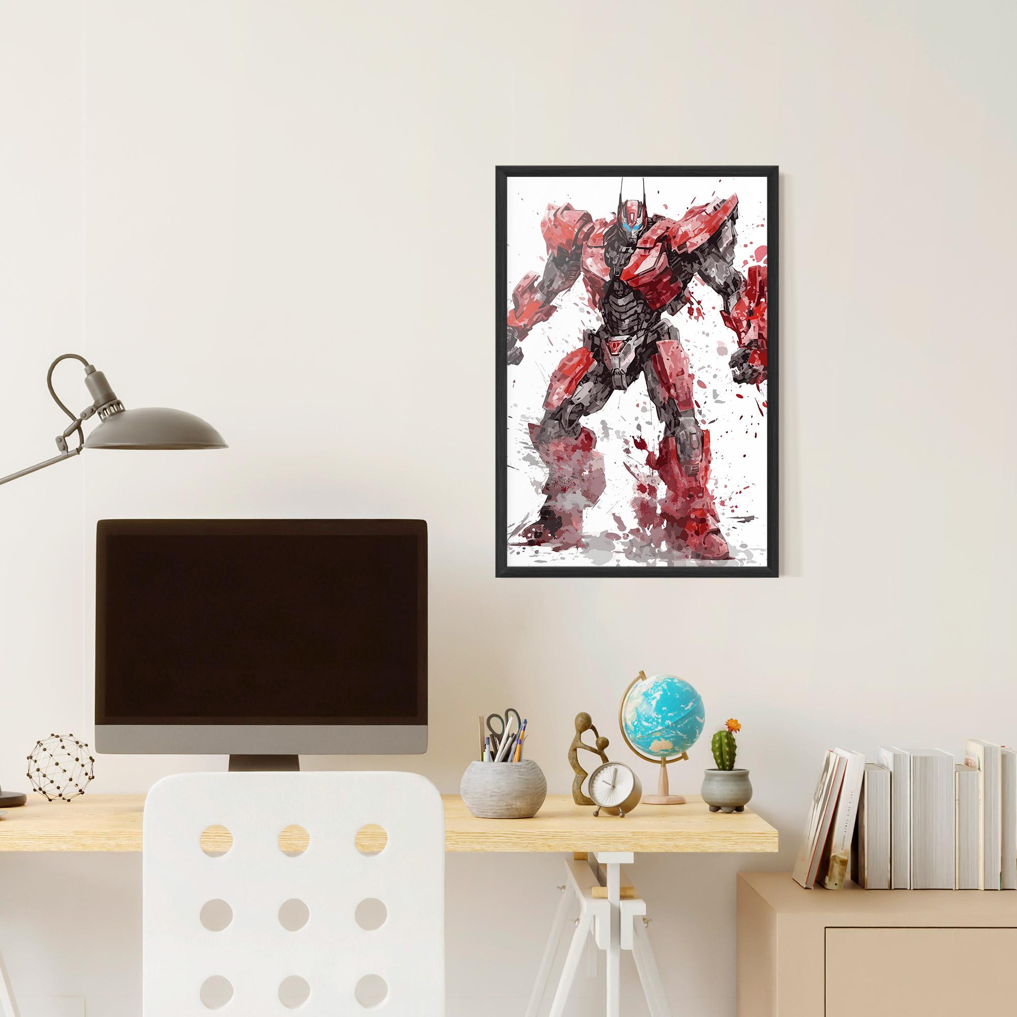Poster Înrămat Red Sentinel Prime mockup 6