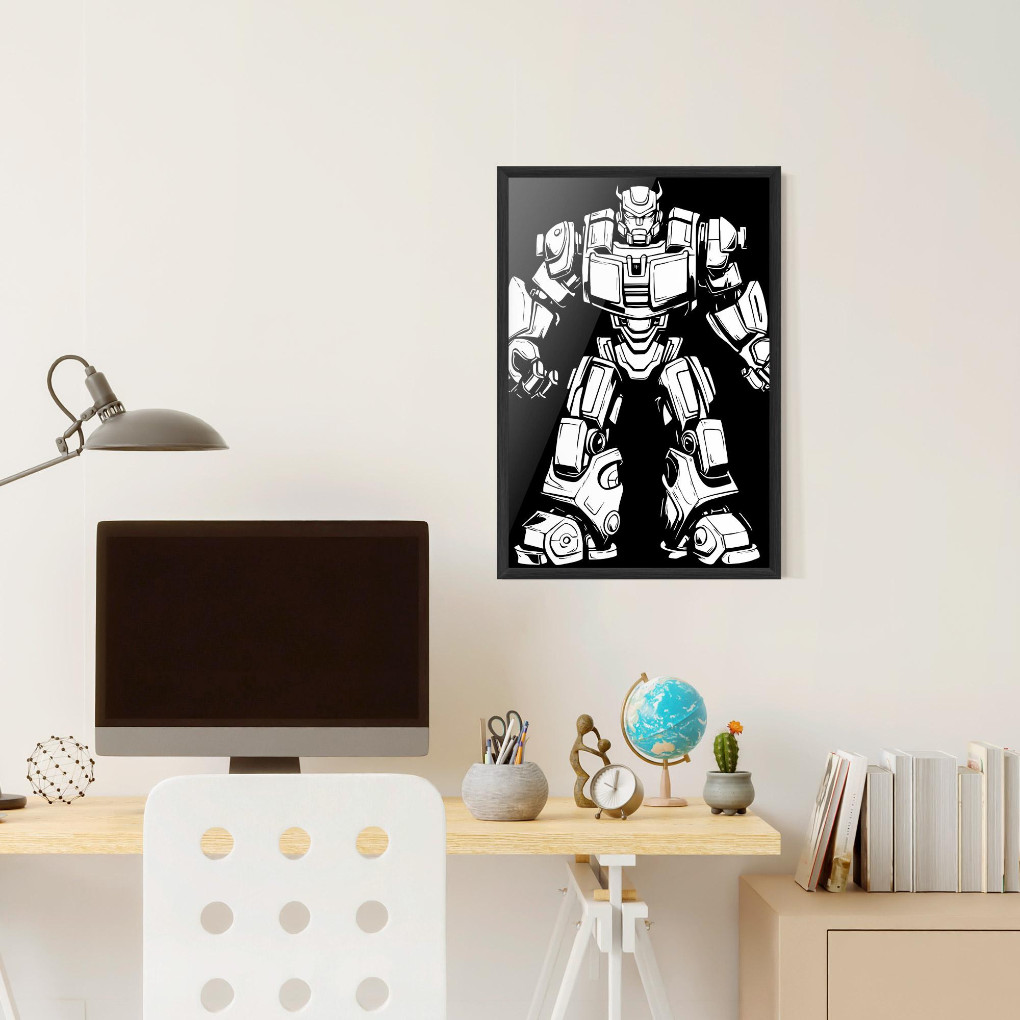 Poster Înrămat Robot Machine mockup 6