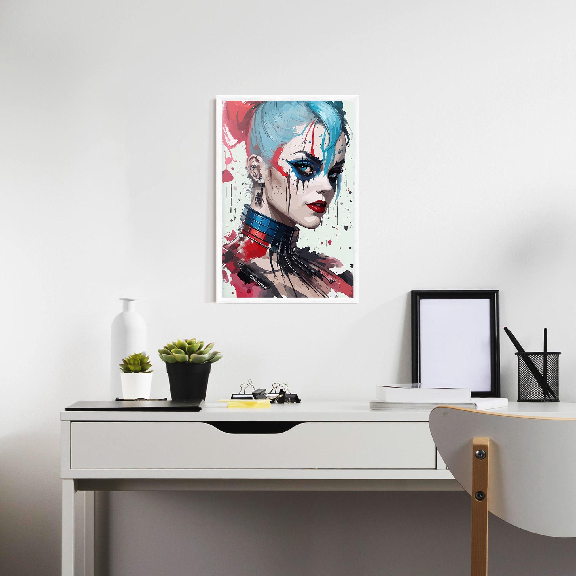 Poster Înrămat Art Harley Quin mockup 7