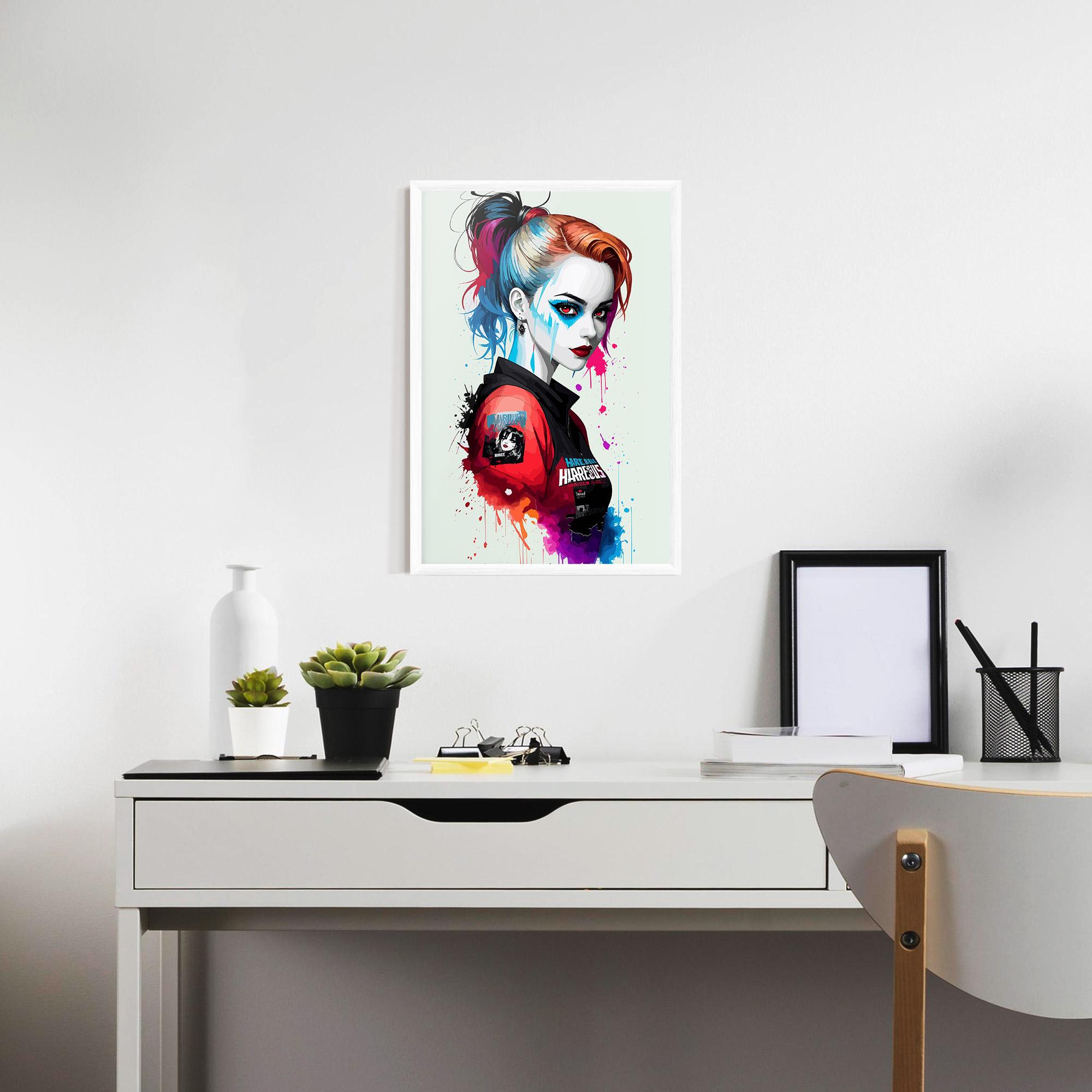 Poster Înrămat Harley Quin mockup 7