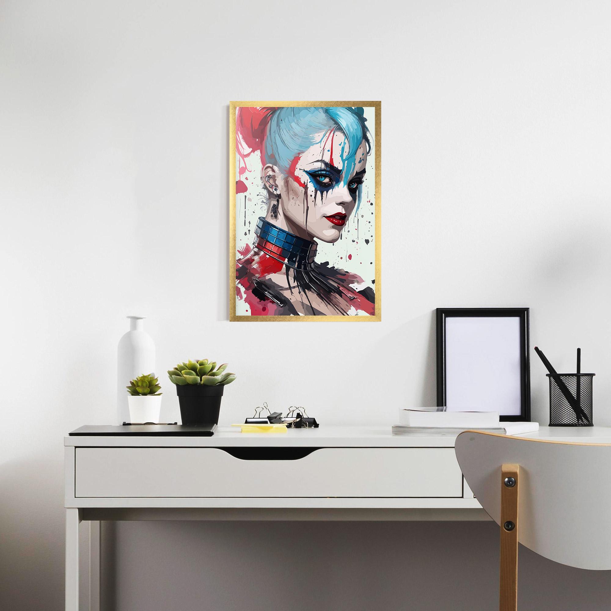 Poster Înrămat Art Harley Quin mockup 7
