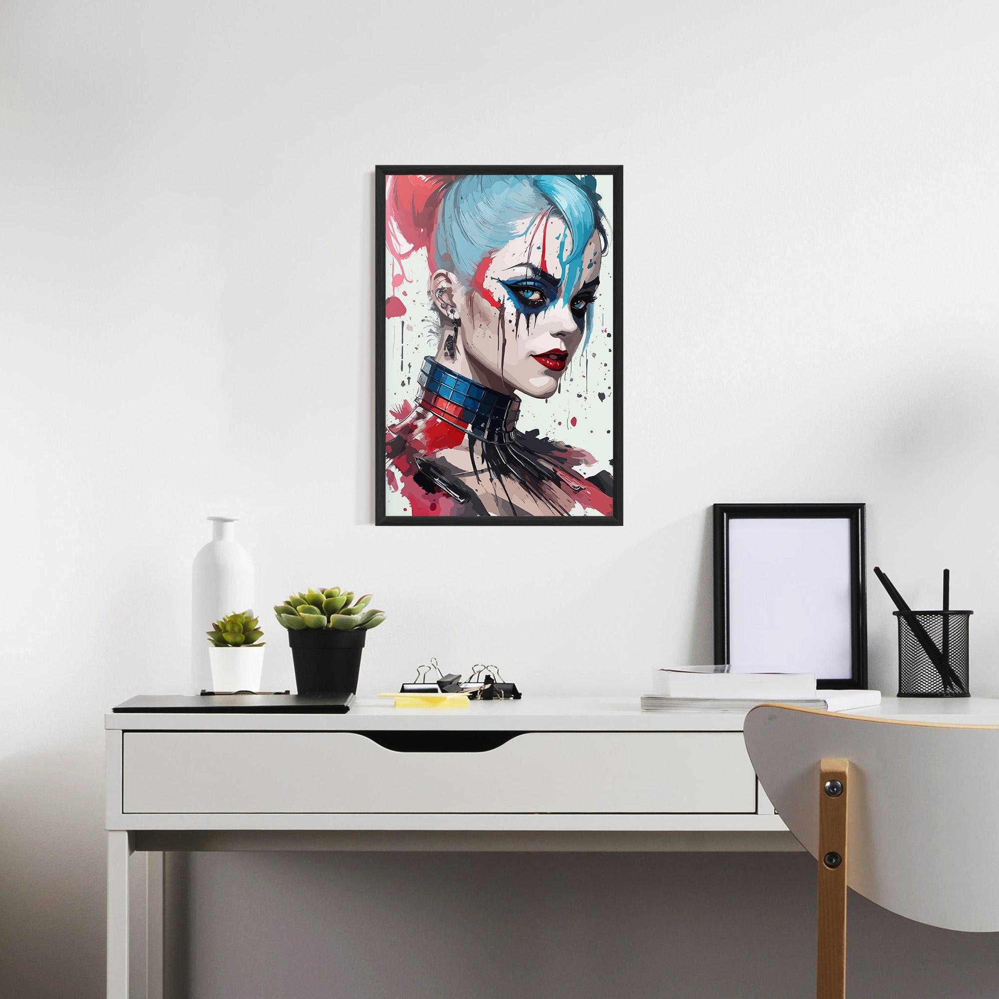 Poster Înrămat Art Harley Quin mockup 7