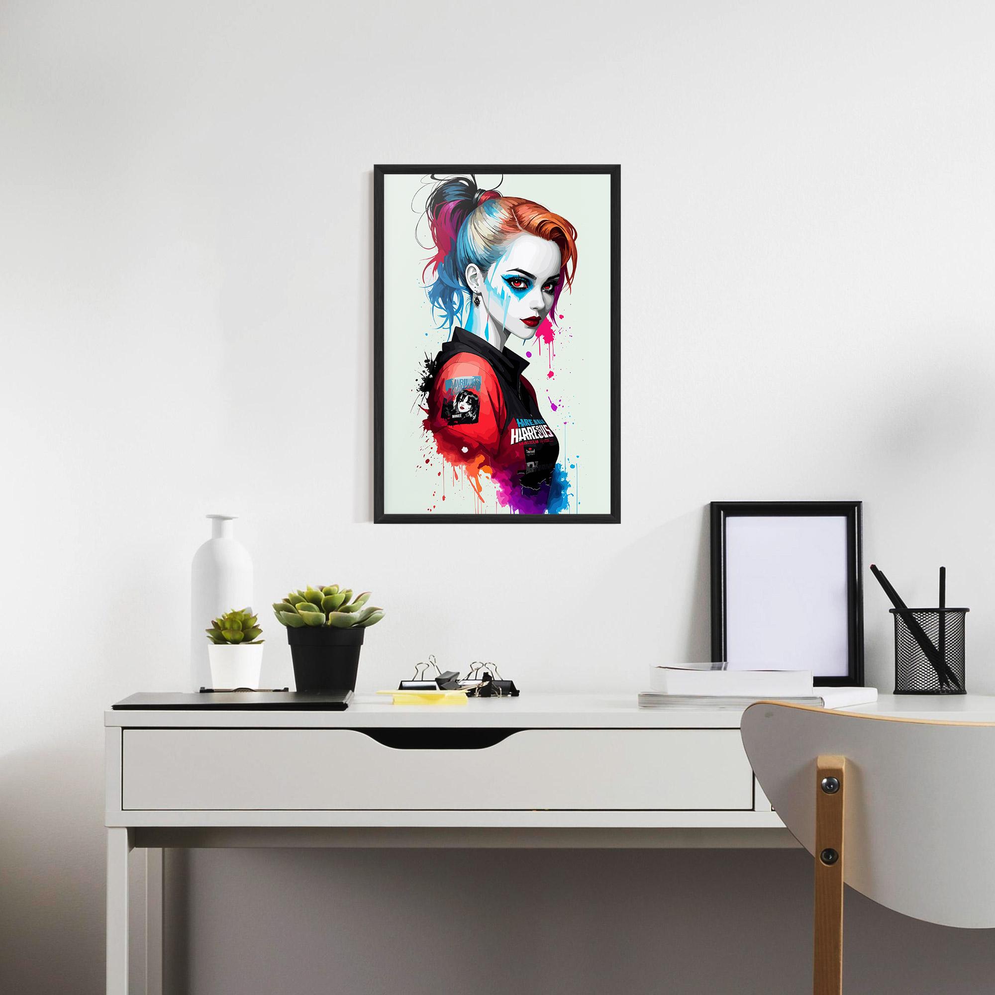 Poster Înrămat Harley Quin mockup 7