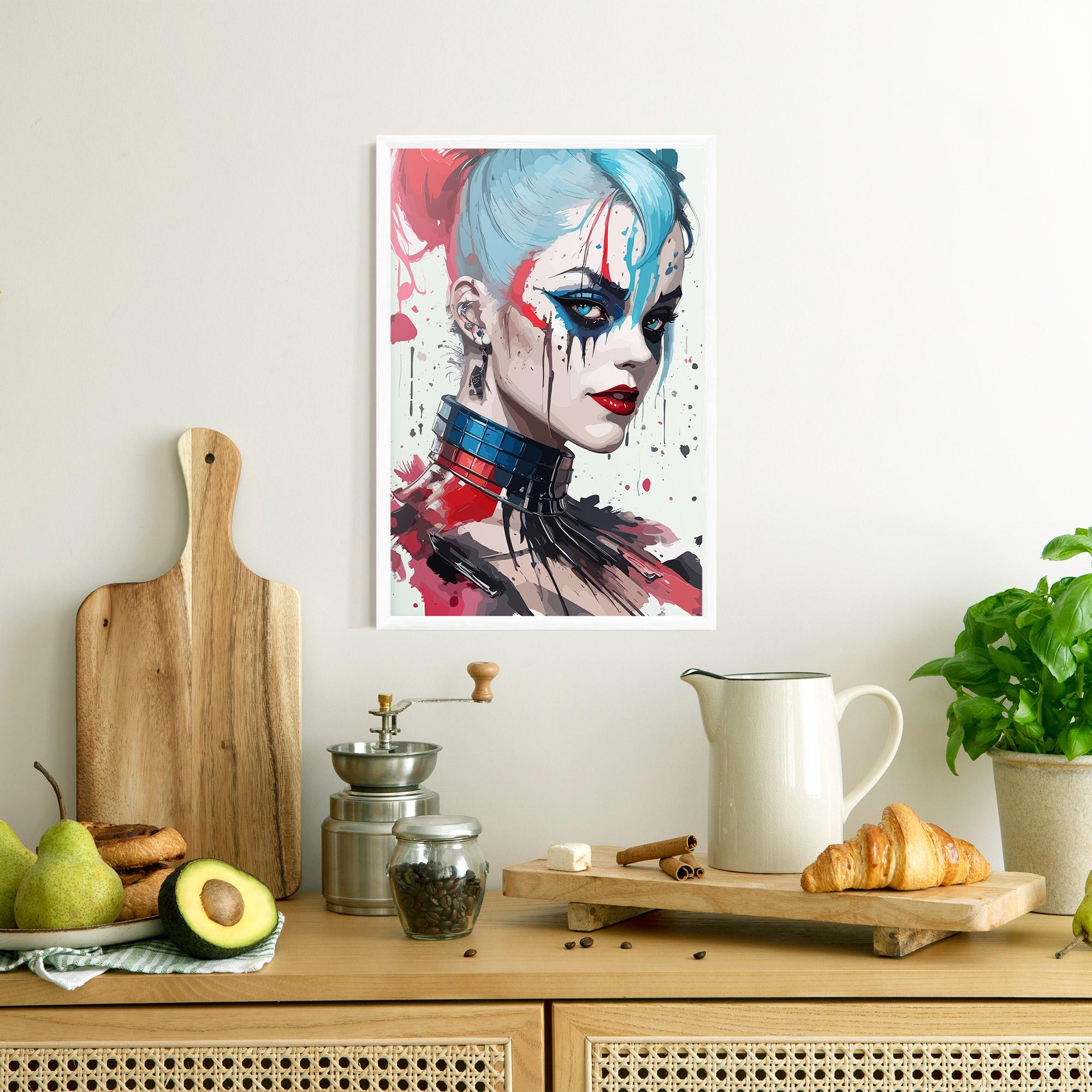 Poster Înrămat Art Harley Quin mockup 8