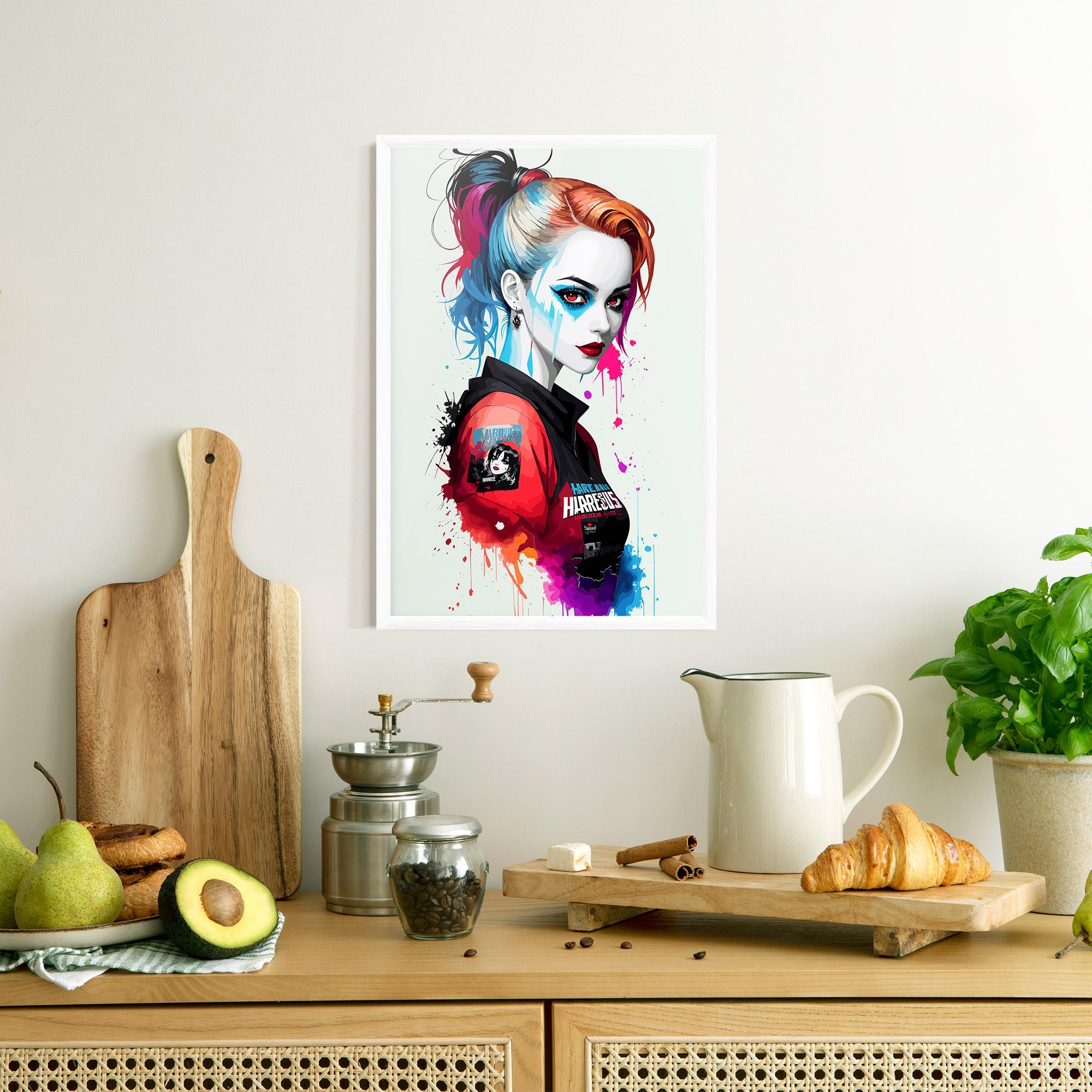 Poster Înrămat Harley Quin mockup 8