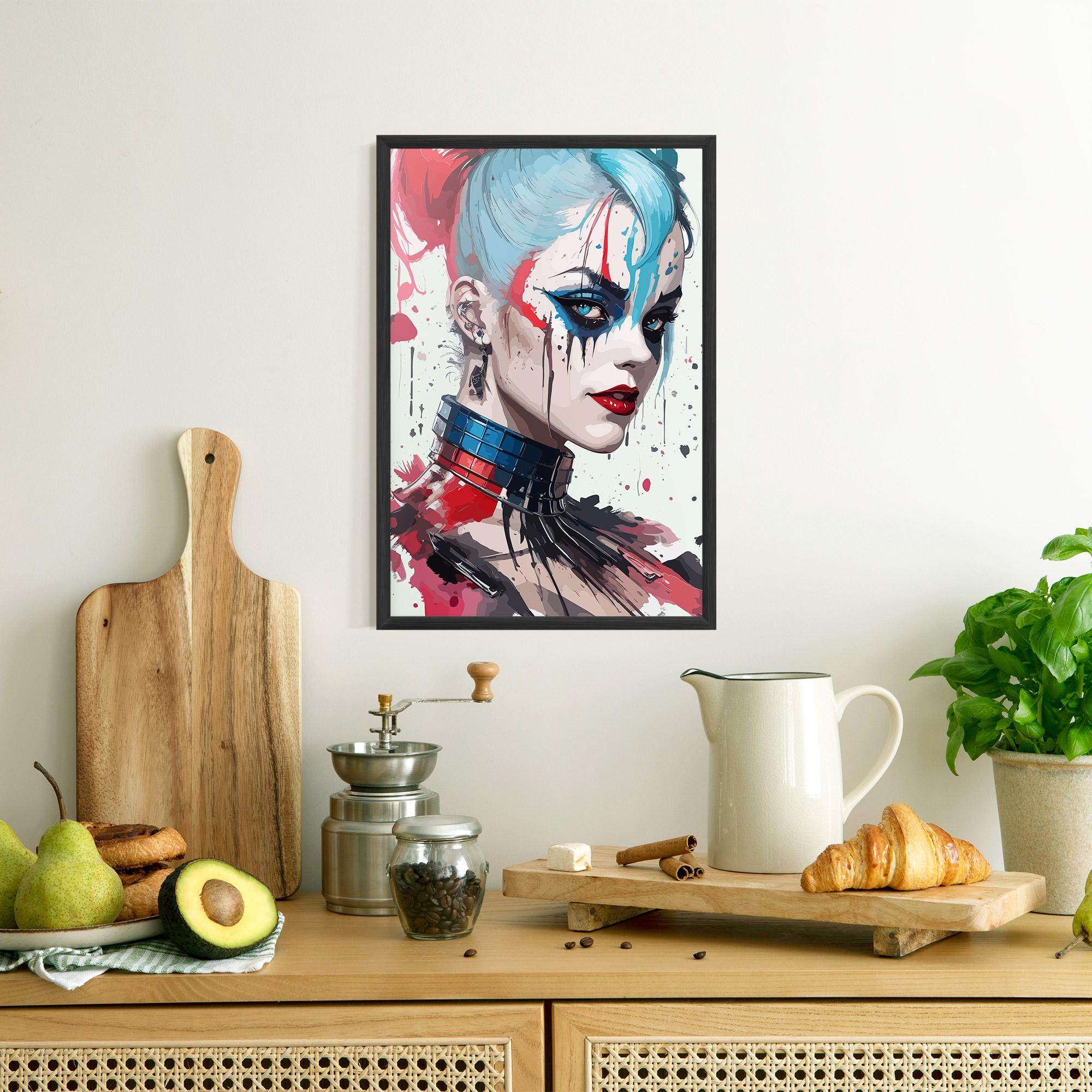 Poster Înrămat Art Harley Quin mockup 8