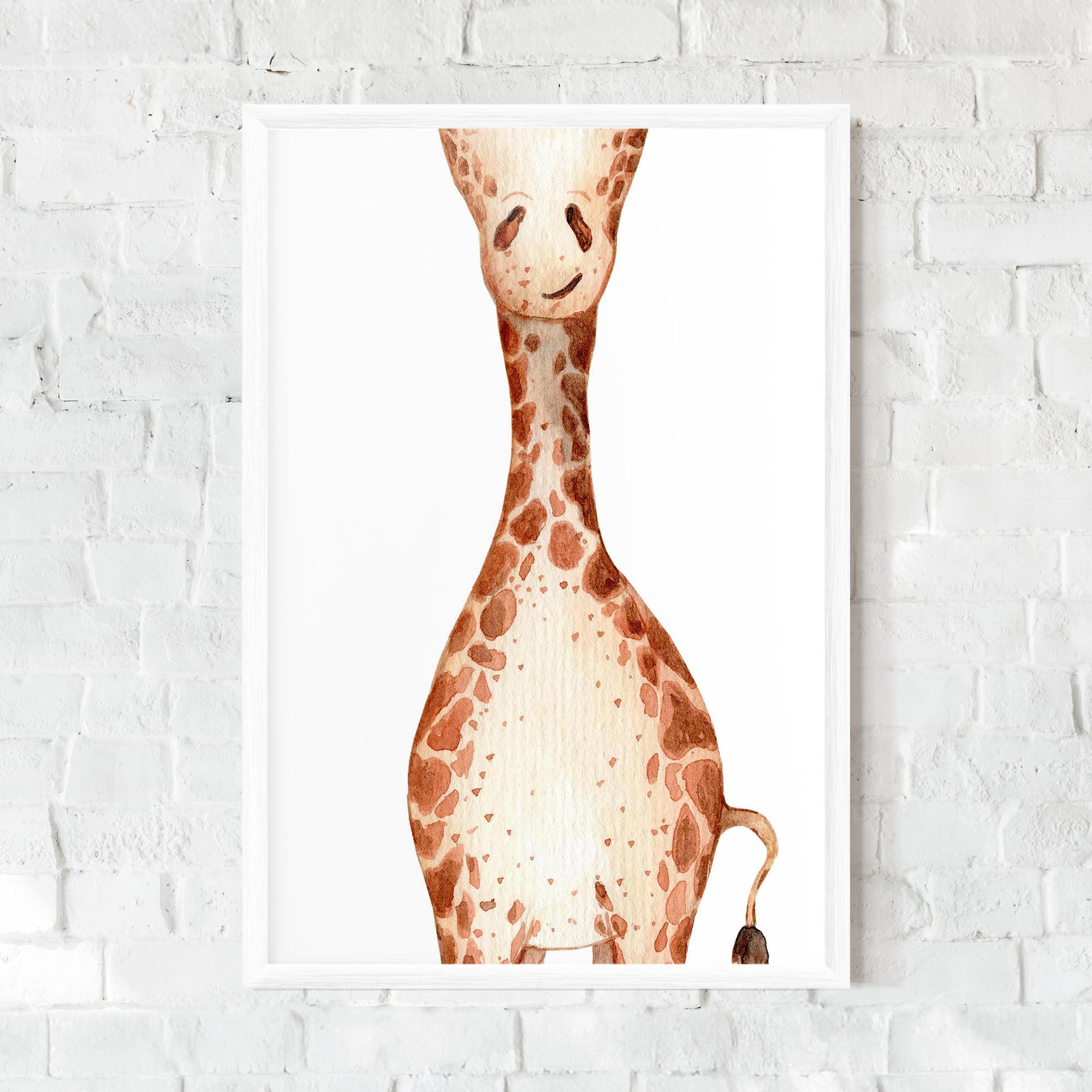 Poster Înrămat Girafa Calma mockup 0