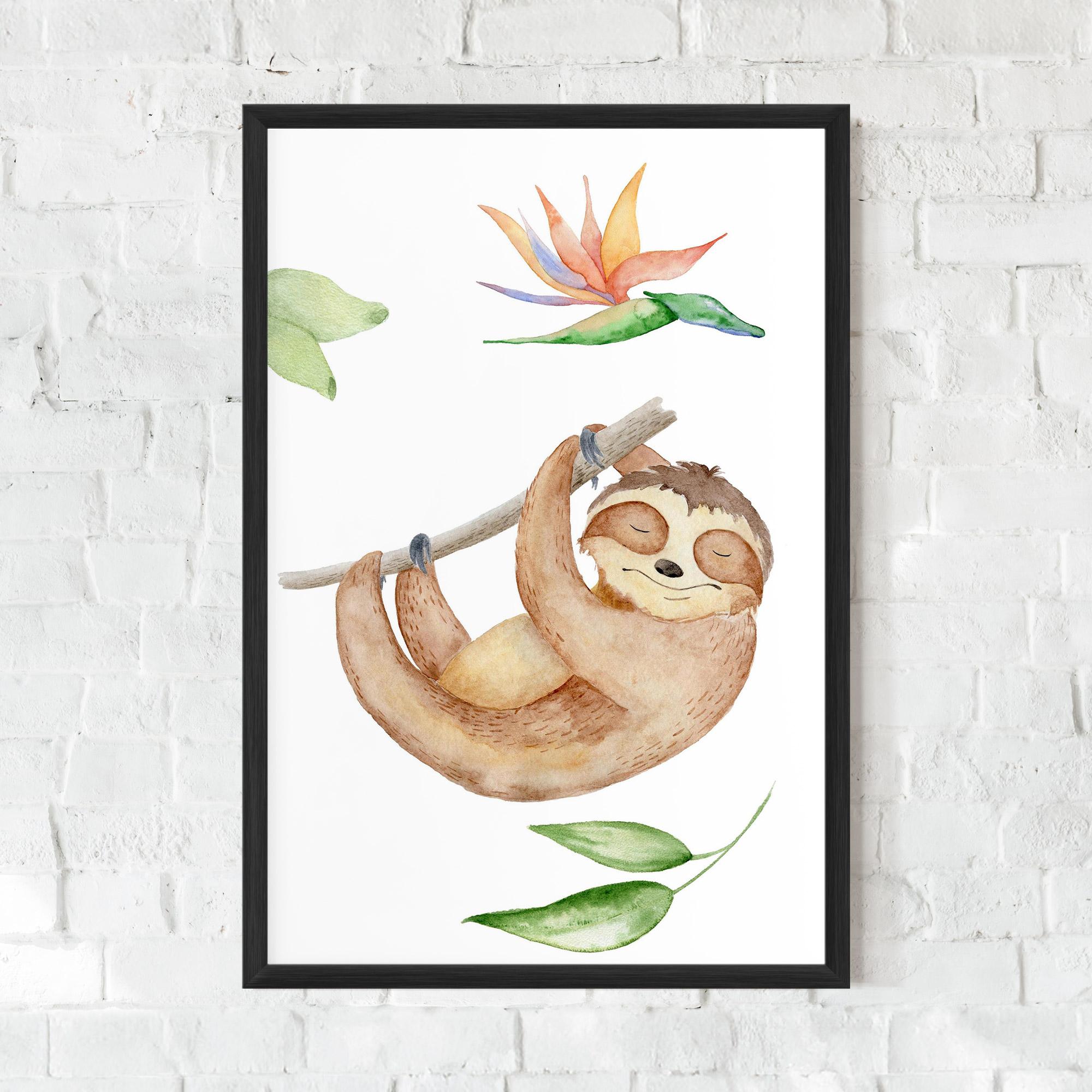 Poster Înrămat Lenes Somnoros mockup 0