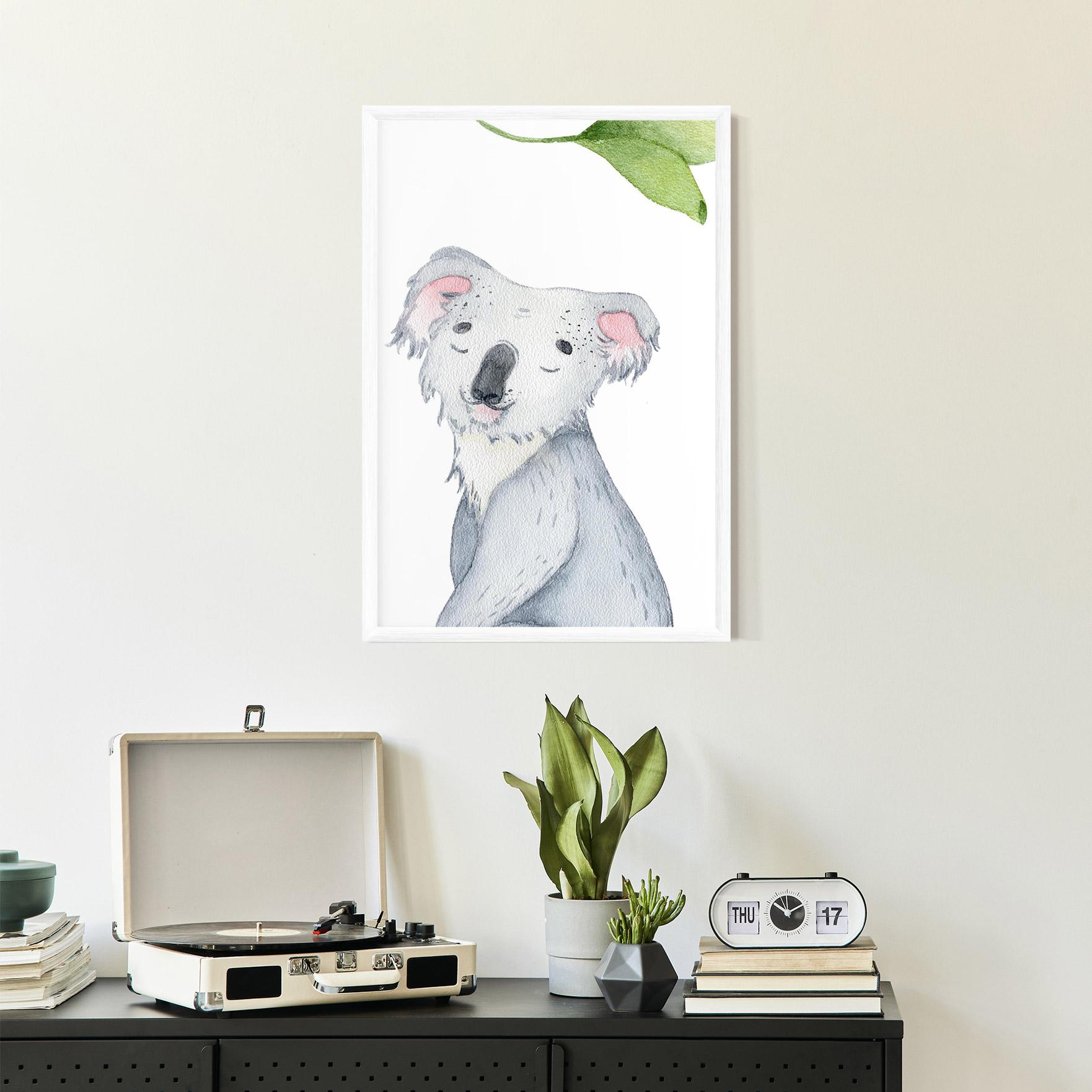 Poster Înrămat Baby Koala mockup 2