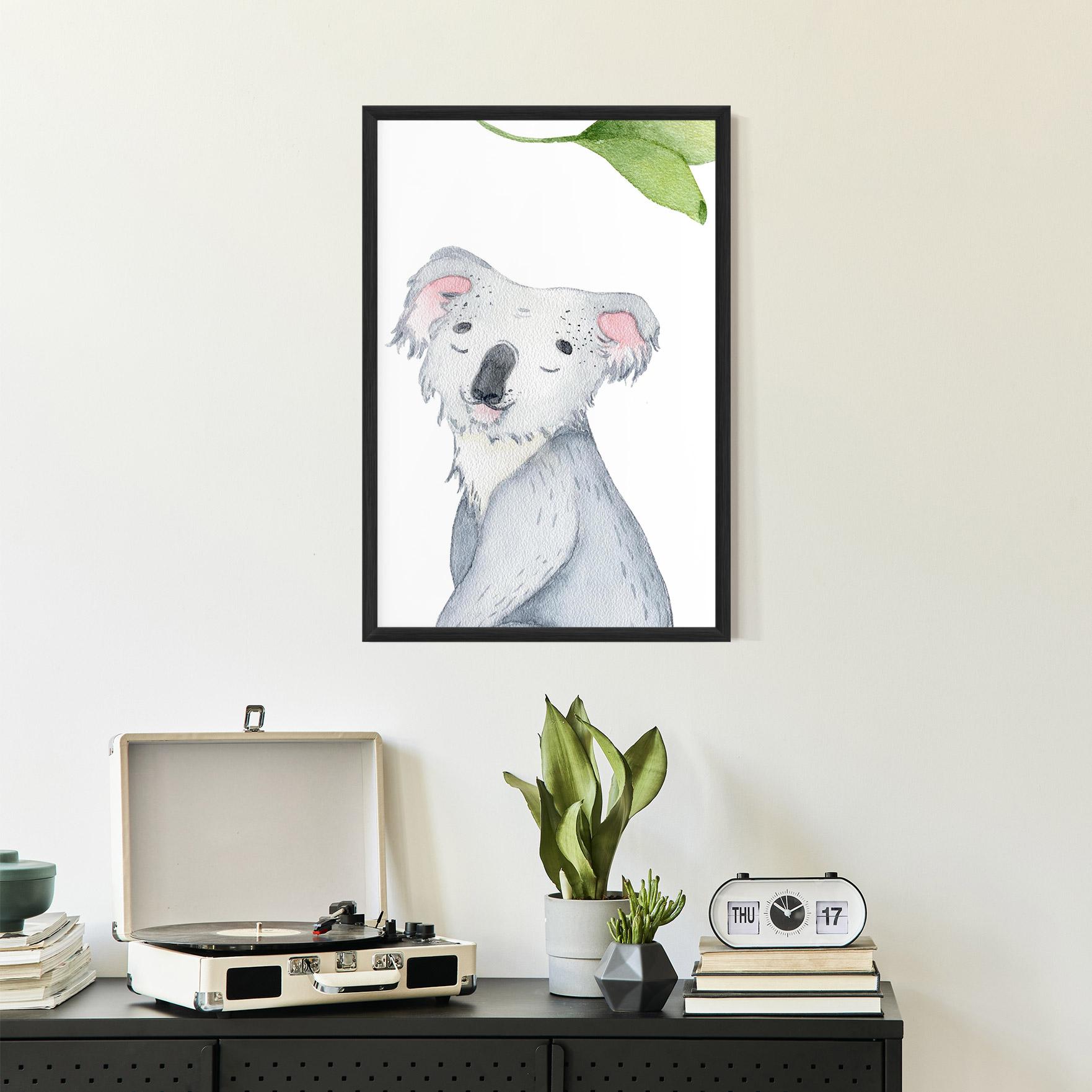Poster Înrămat Baby Koala mockup 2