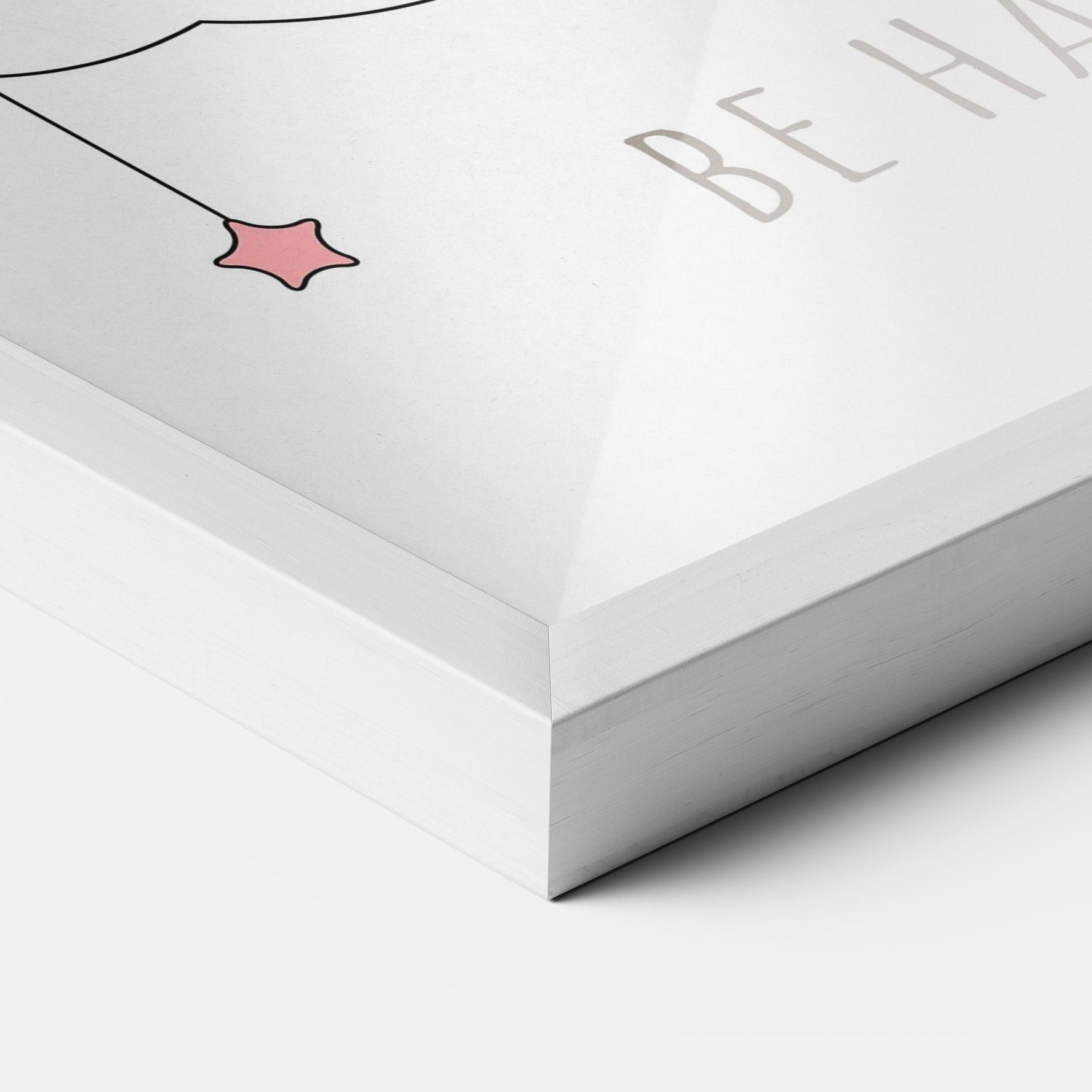 Poster Înrămat Be Happy Day mockup 3