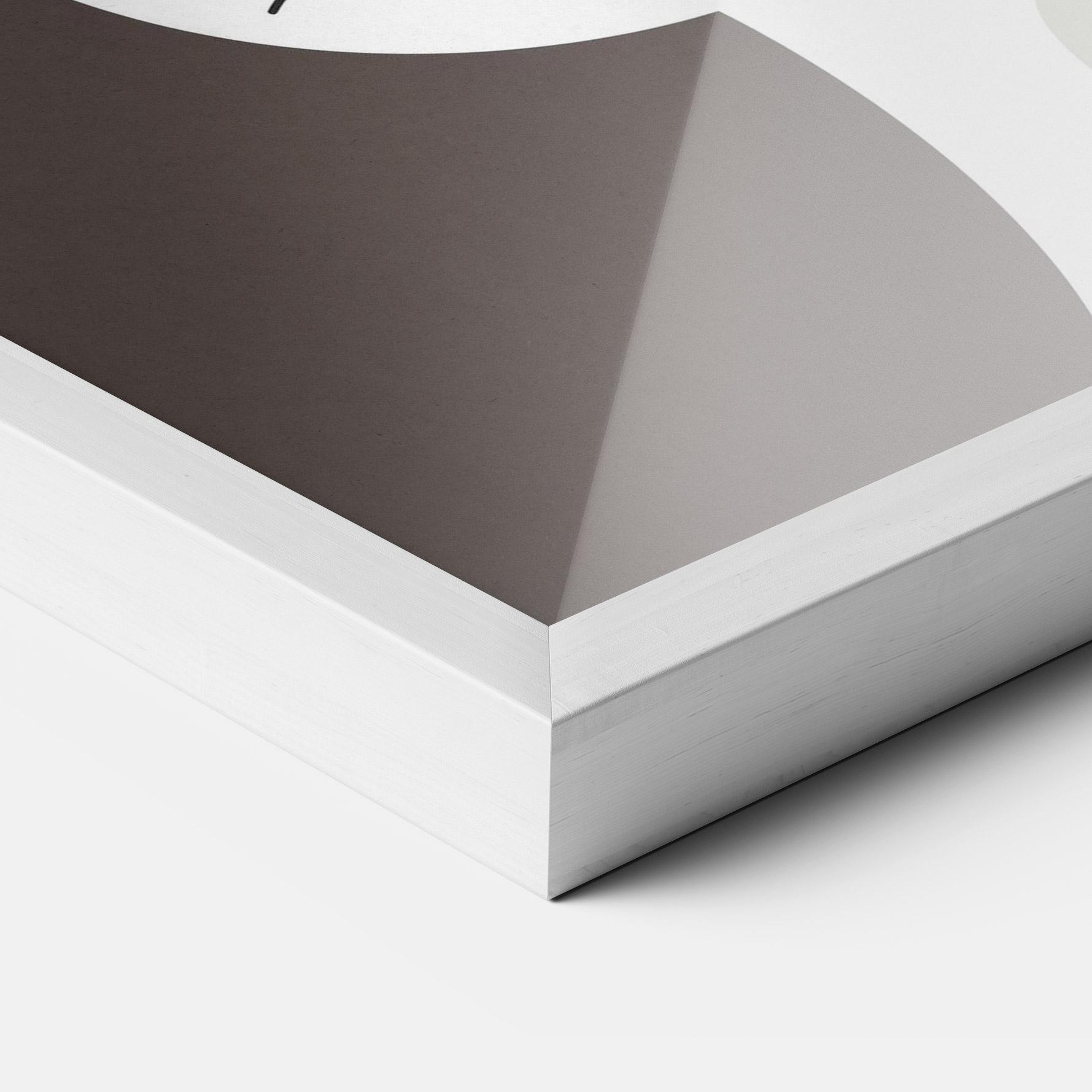 Poster Înrămat Cream Bow Bunny mockup 3